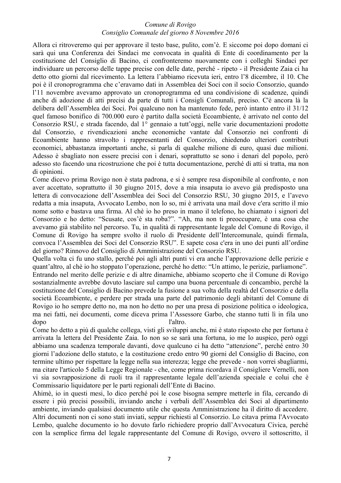 Pagina 79 del verbale