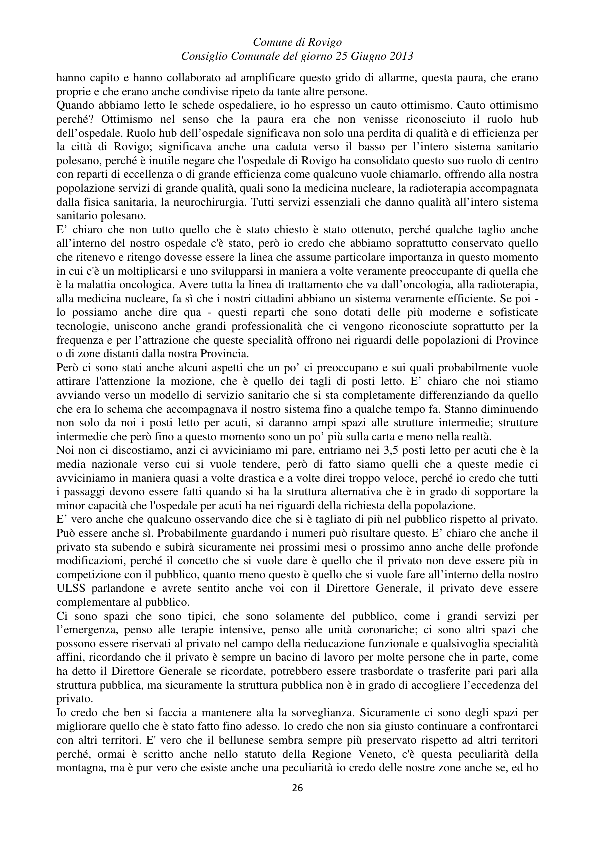 Pagina 26 del verbale