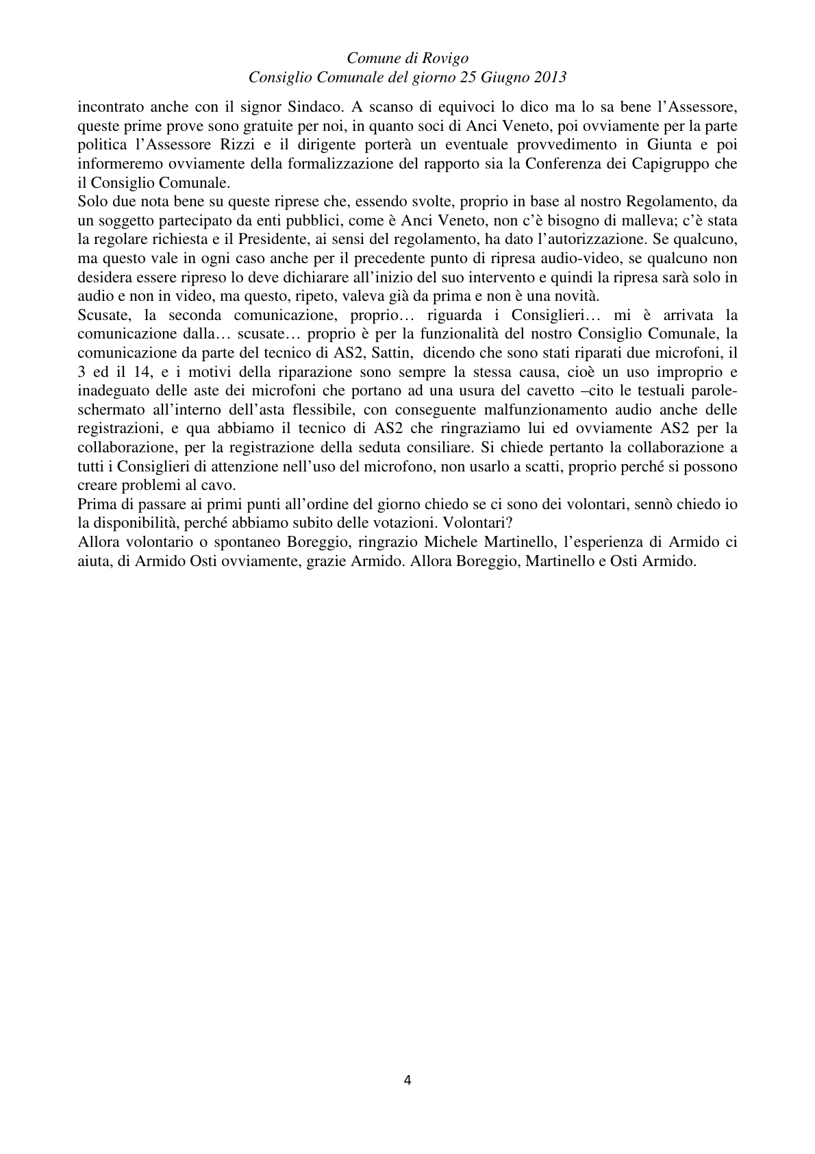 Pagina 4 del verbale