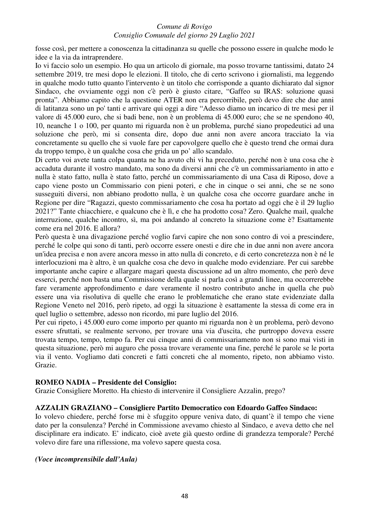 Pagina 48 del verbale