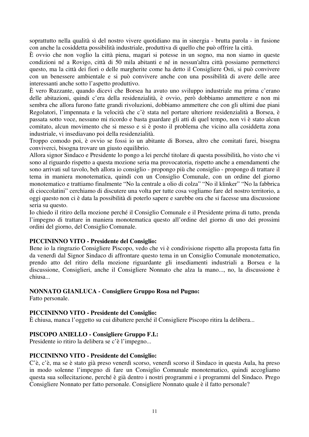 Pagina 12 del verbale