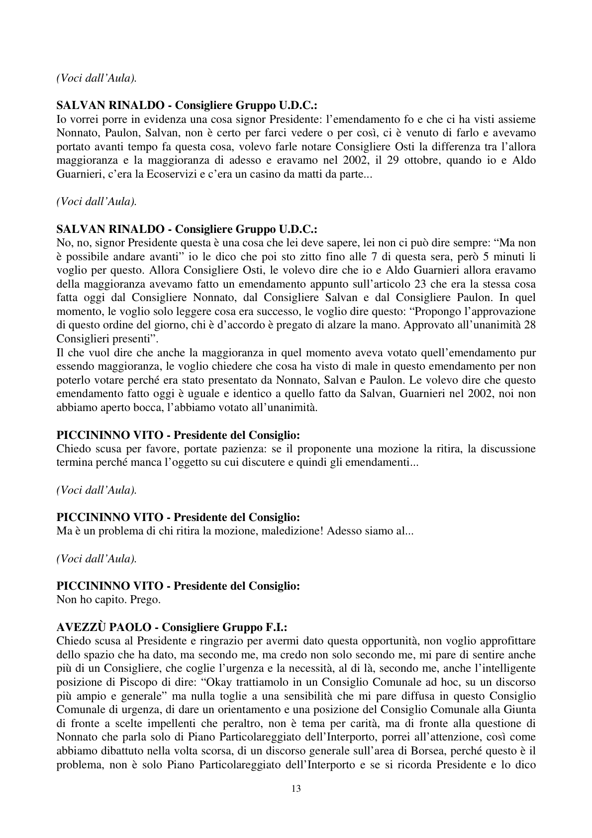 Pagina 14 del verbale