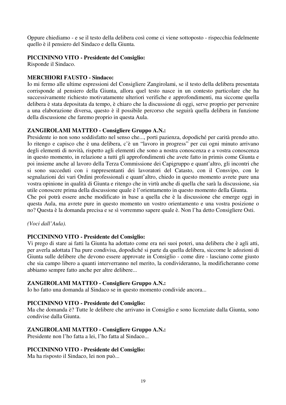 Pagina 20 del verbale