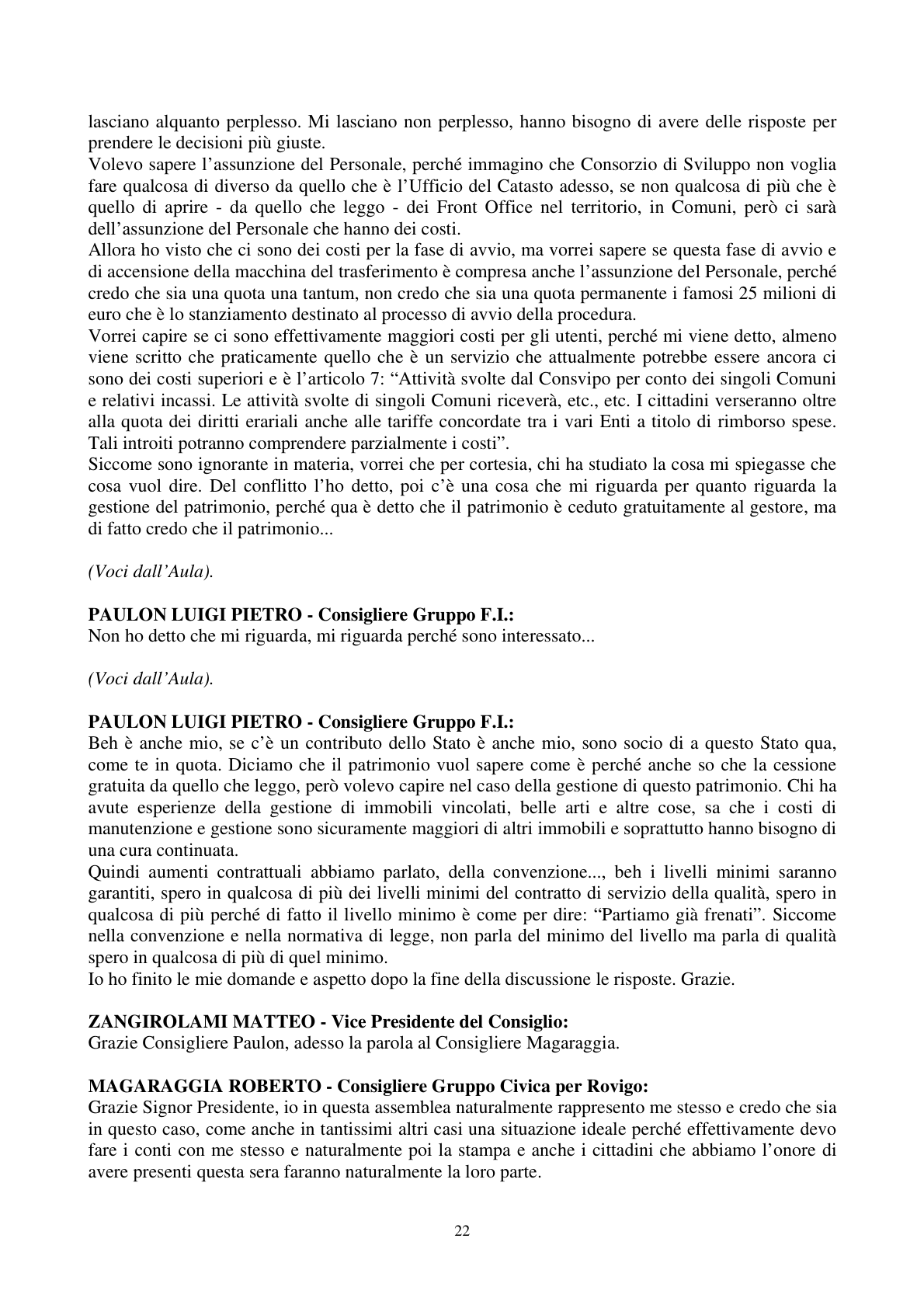 Pagina 23 del verbale