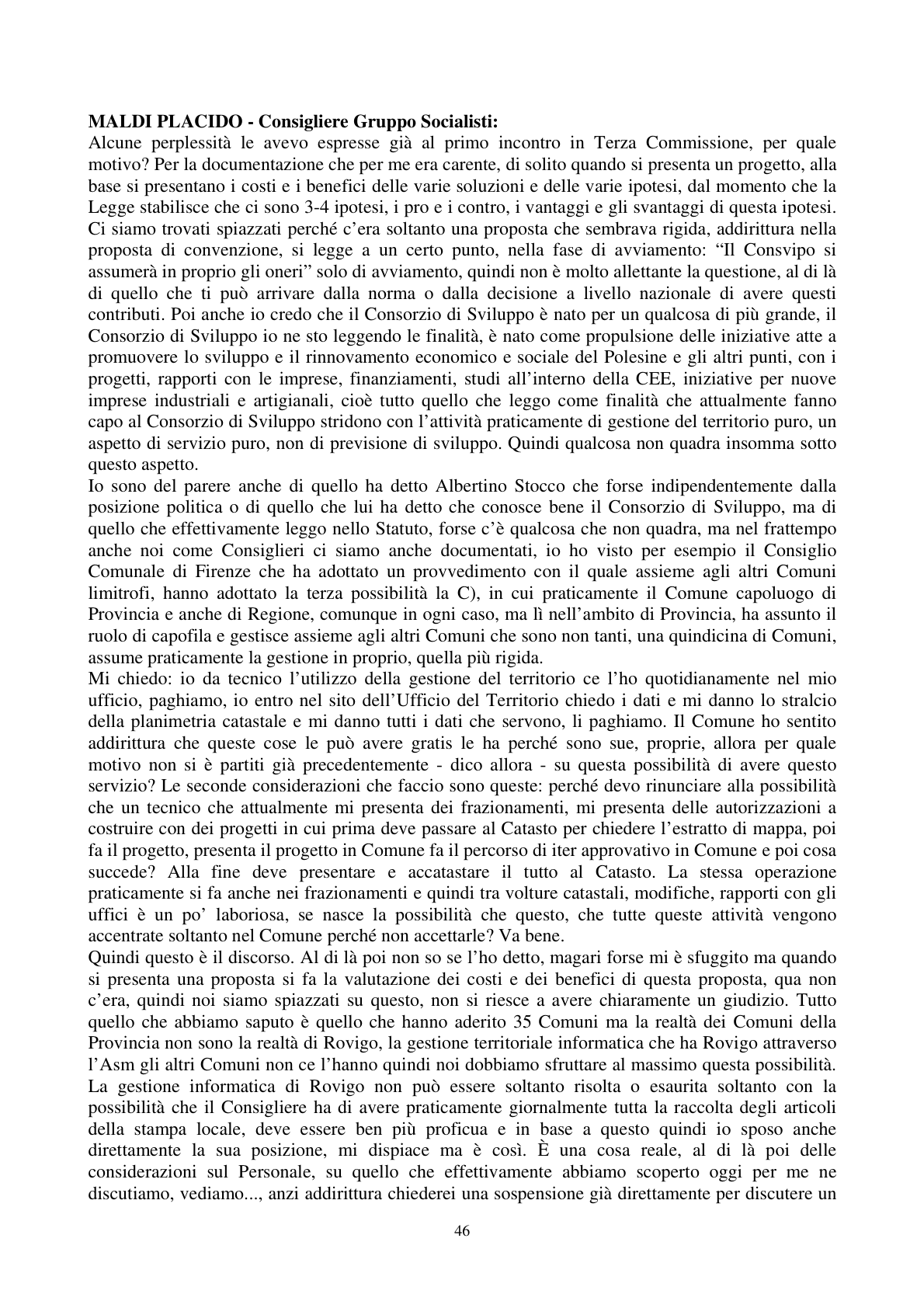 Pagina 47 del verbale