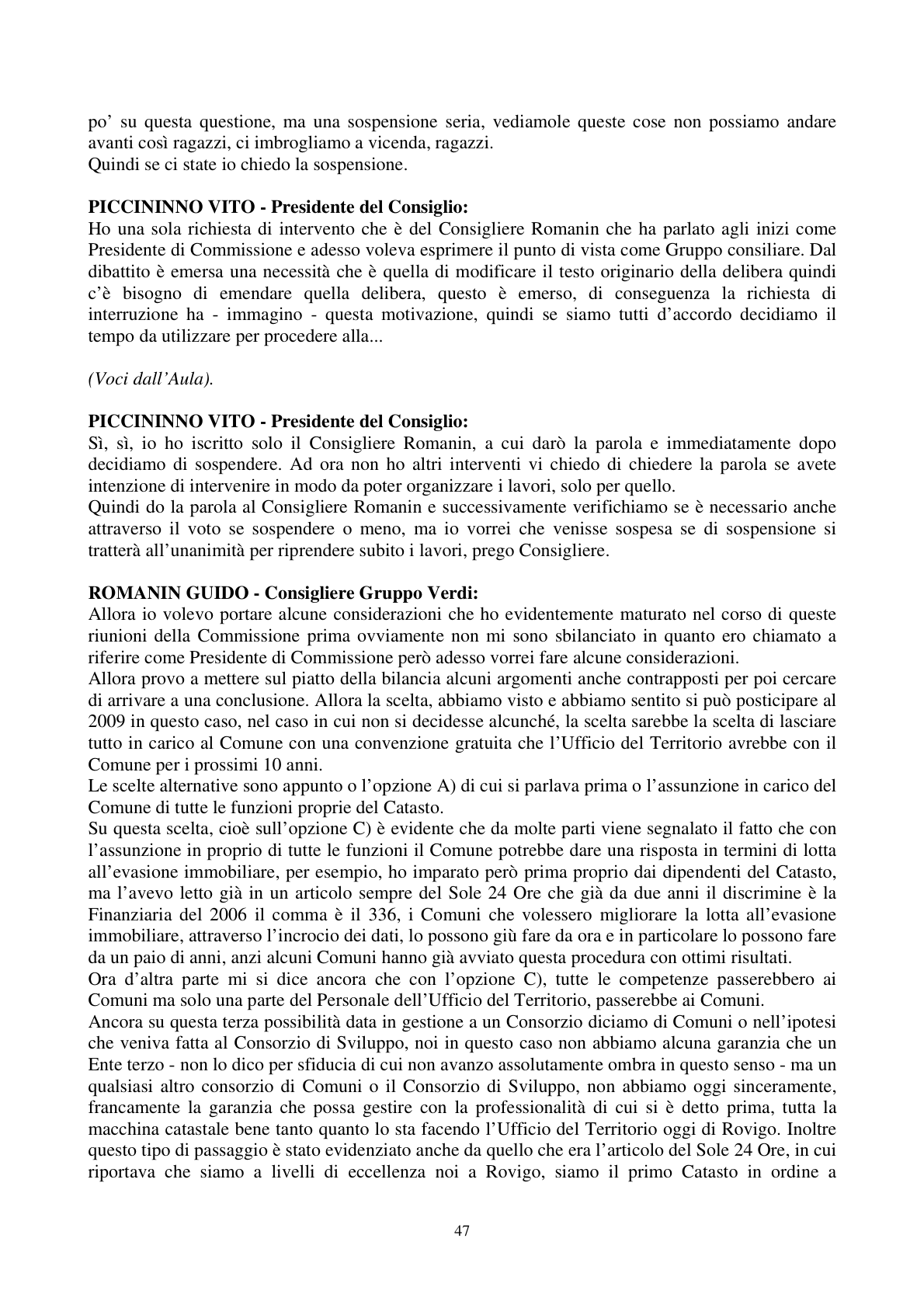 Pagina 48 del verbale