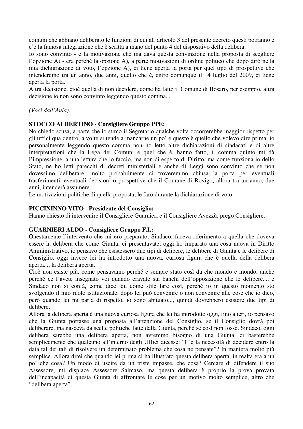 Pagina 63 del verbale