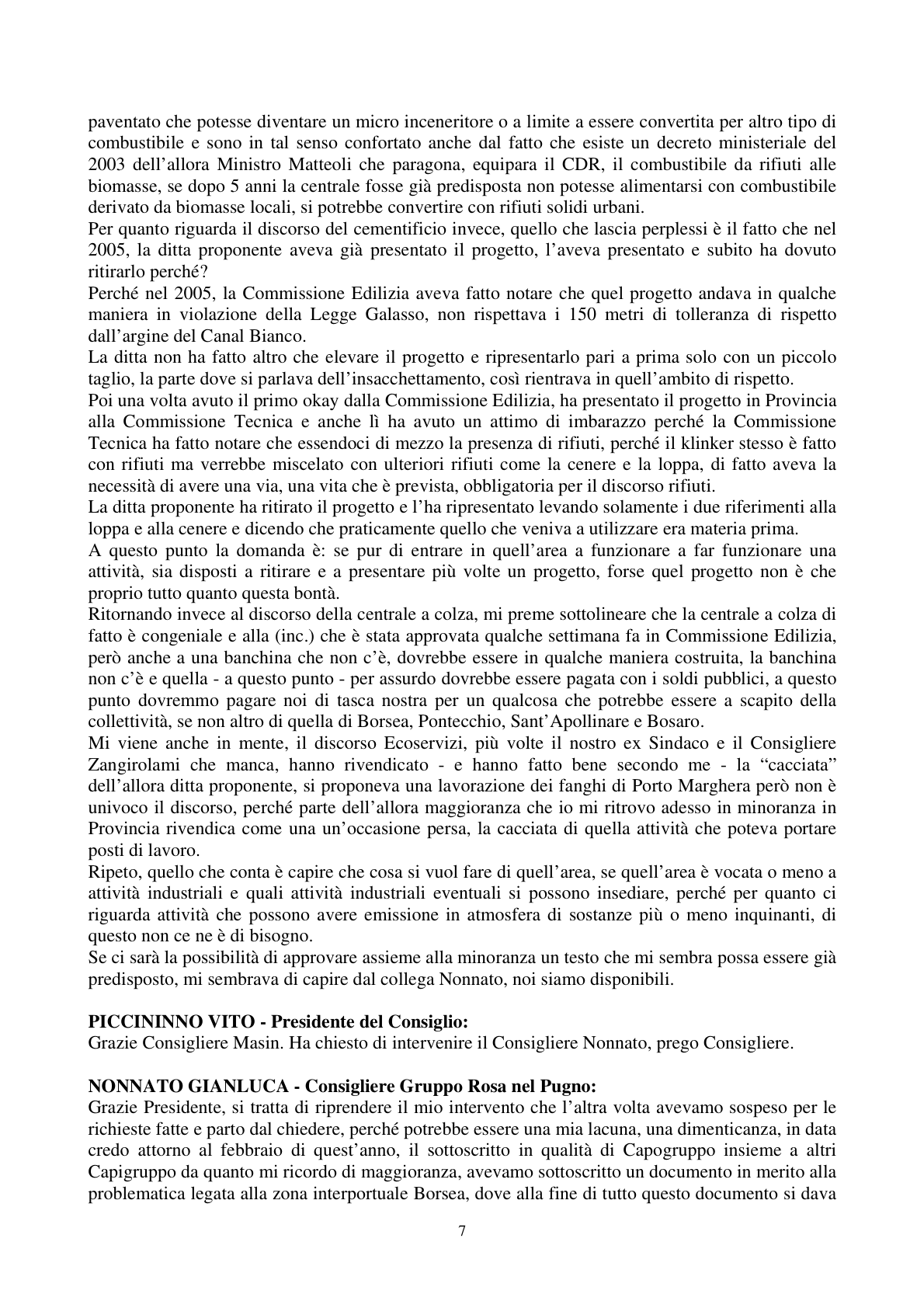 Pagina 8 del verbale