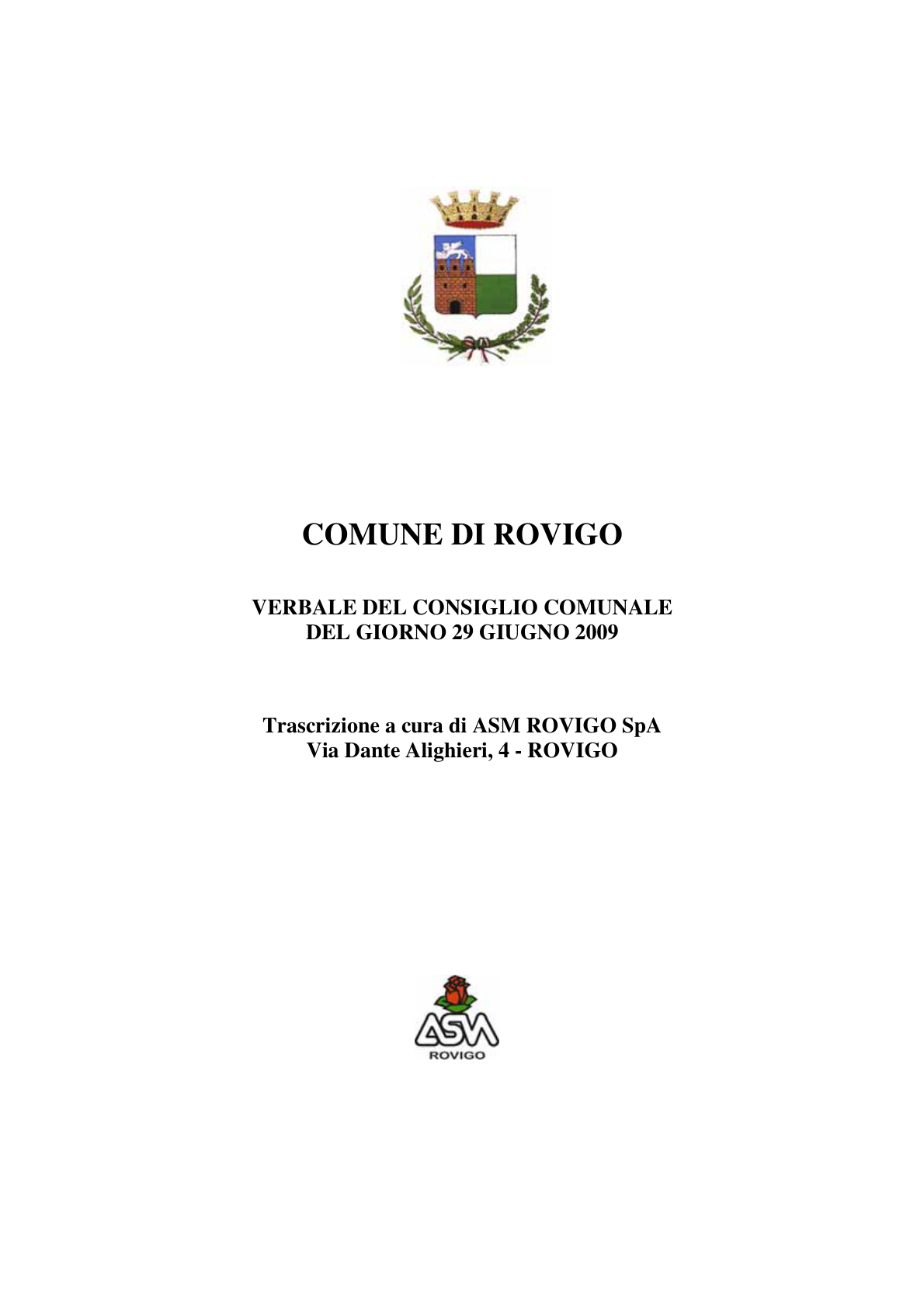 Pagina 1 del verbale