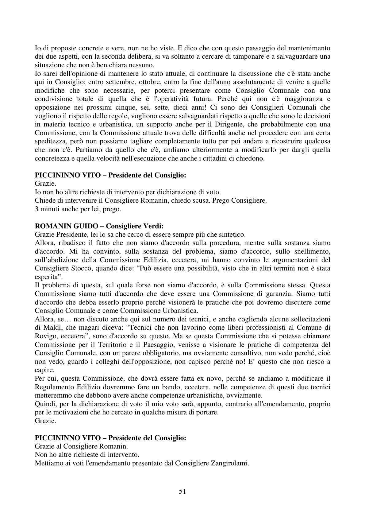 Pagina 51 del verbale