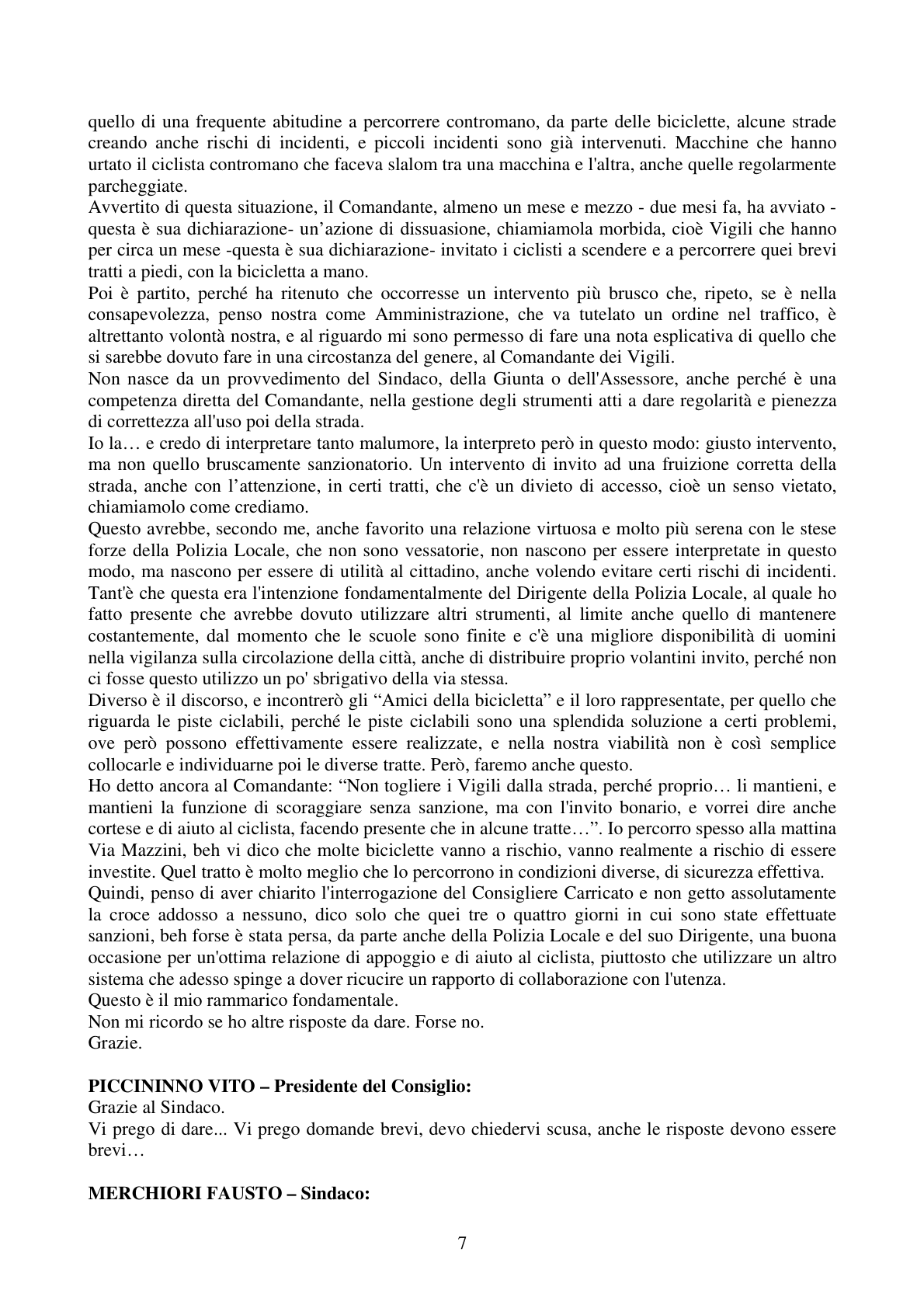 Pagina 7 del verbale