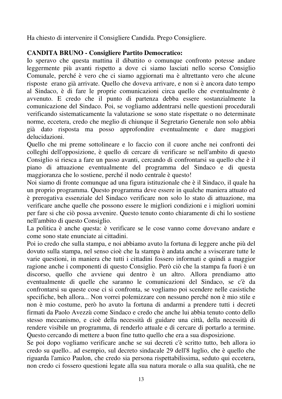 Pagina 13 del verbale