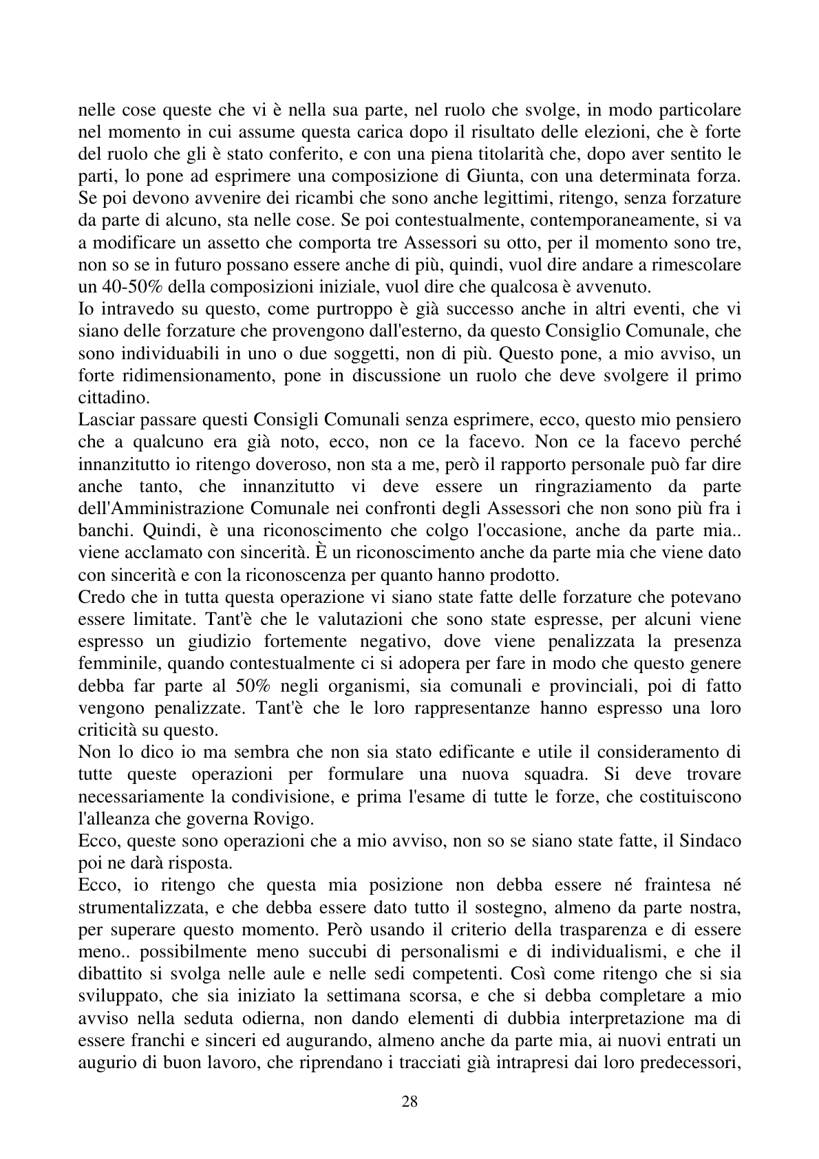 Pagina 28 del verbale