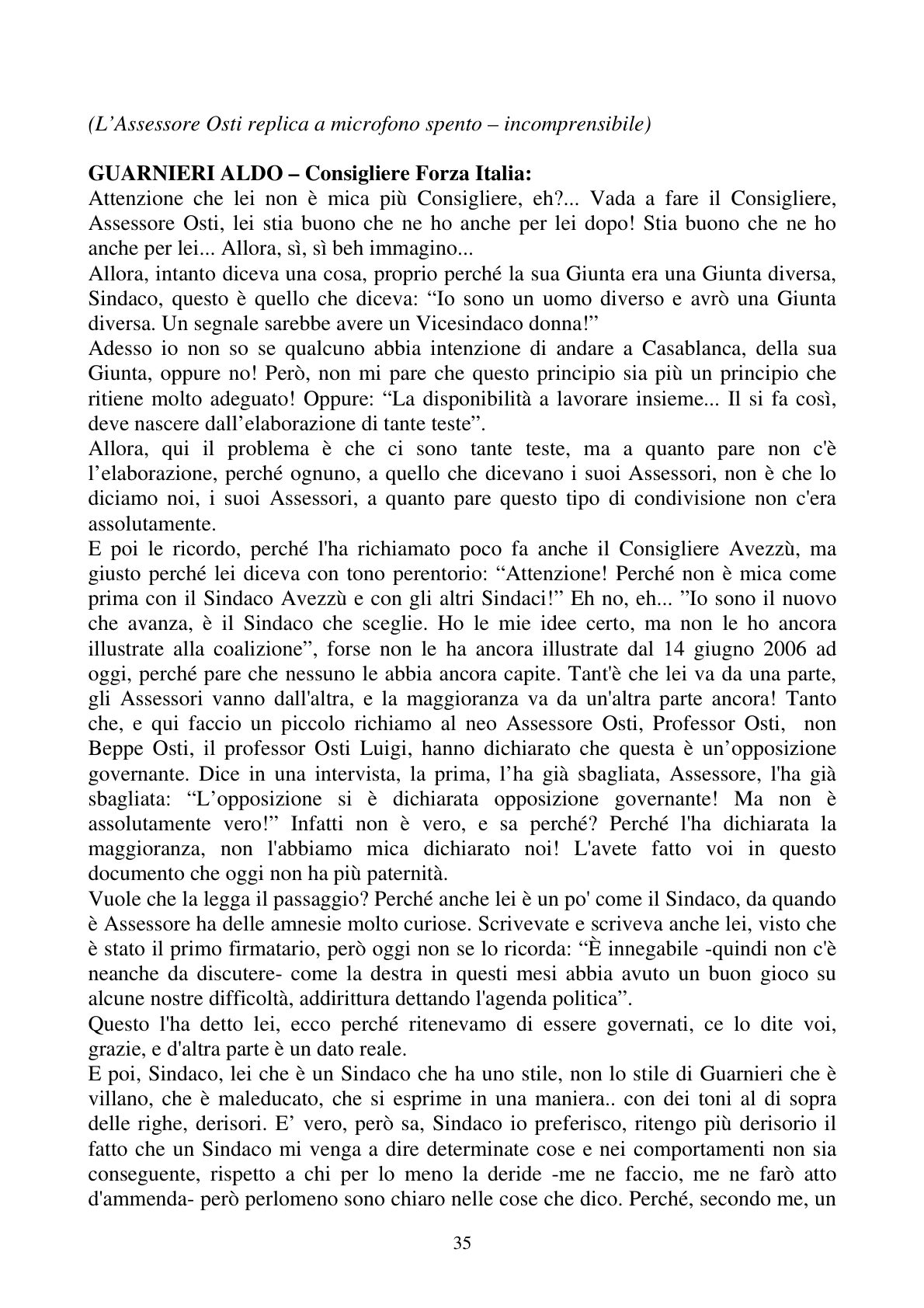 Pagina 35 del verbale