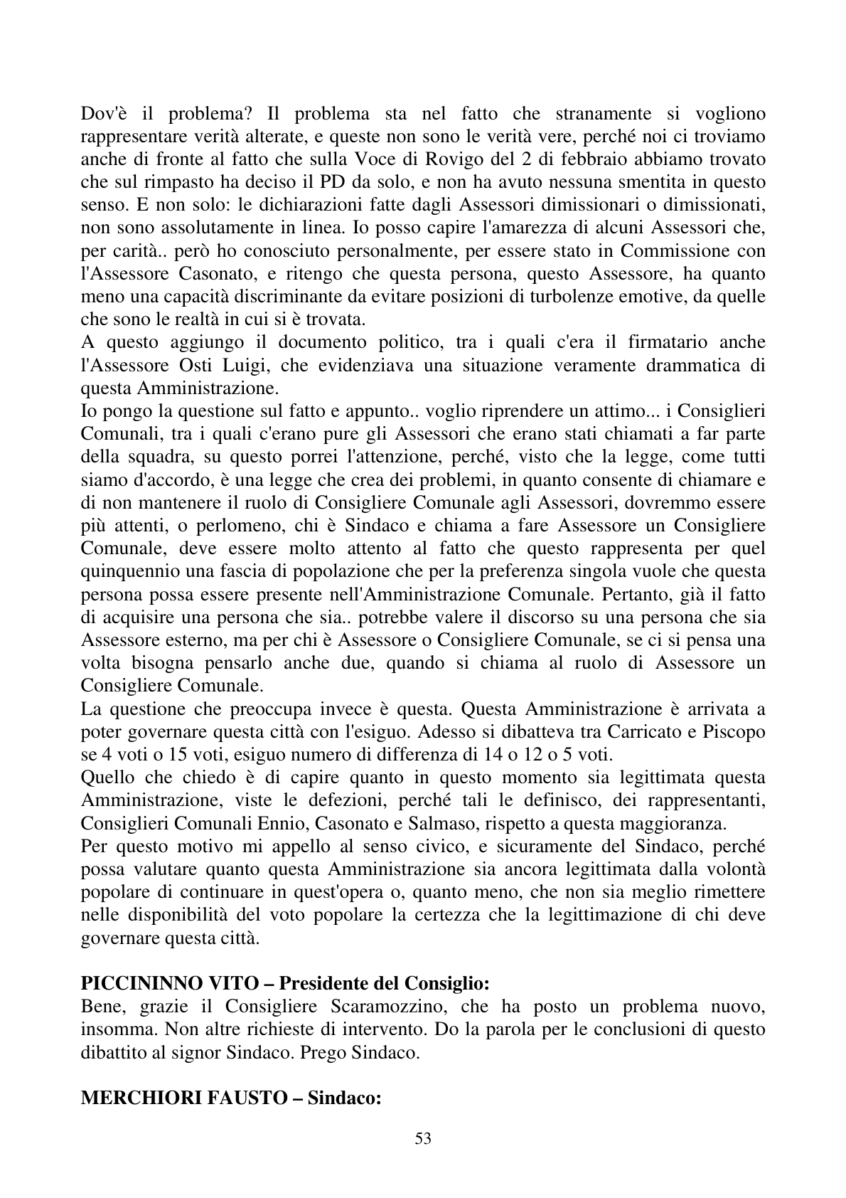 Pagina 53 del verbale