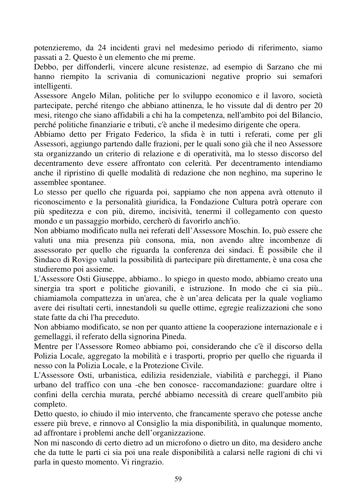 Pagina 59 del verbale