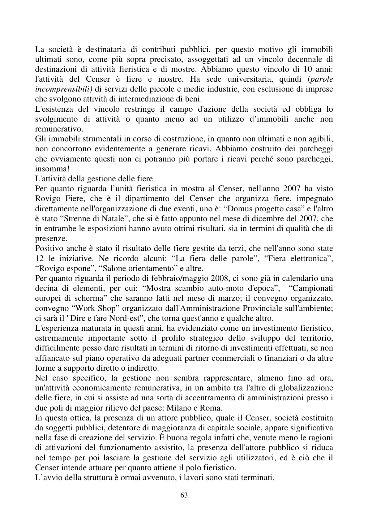 Pagina 63 del verbale