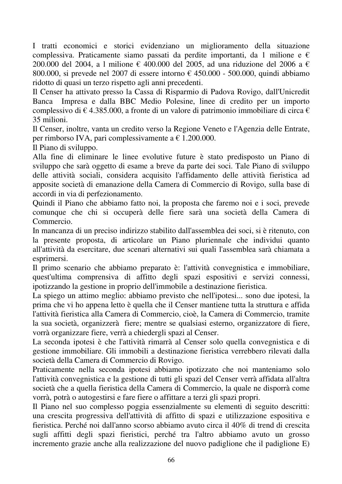 Pagina 66 del verbale