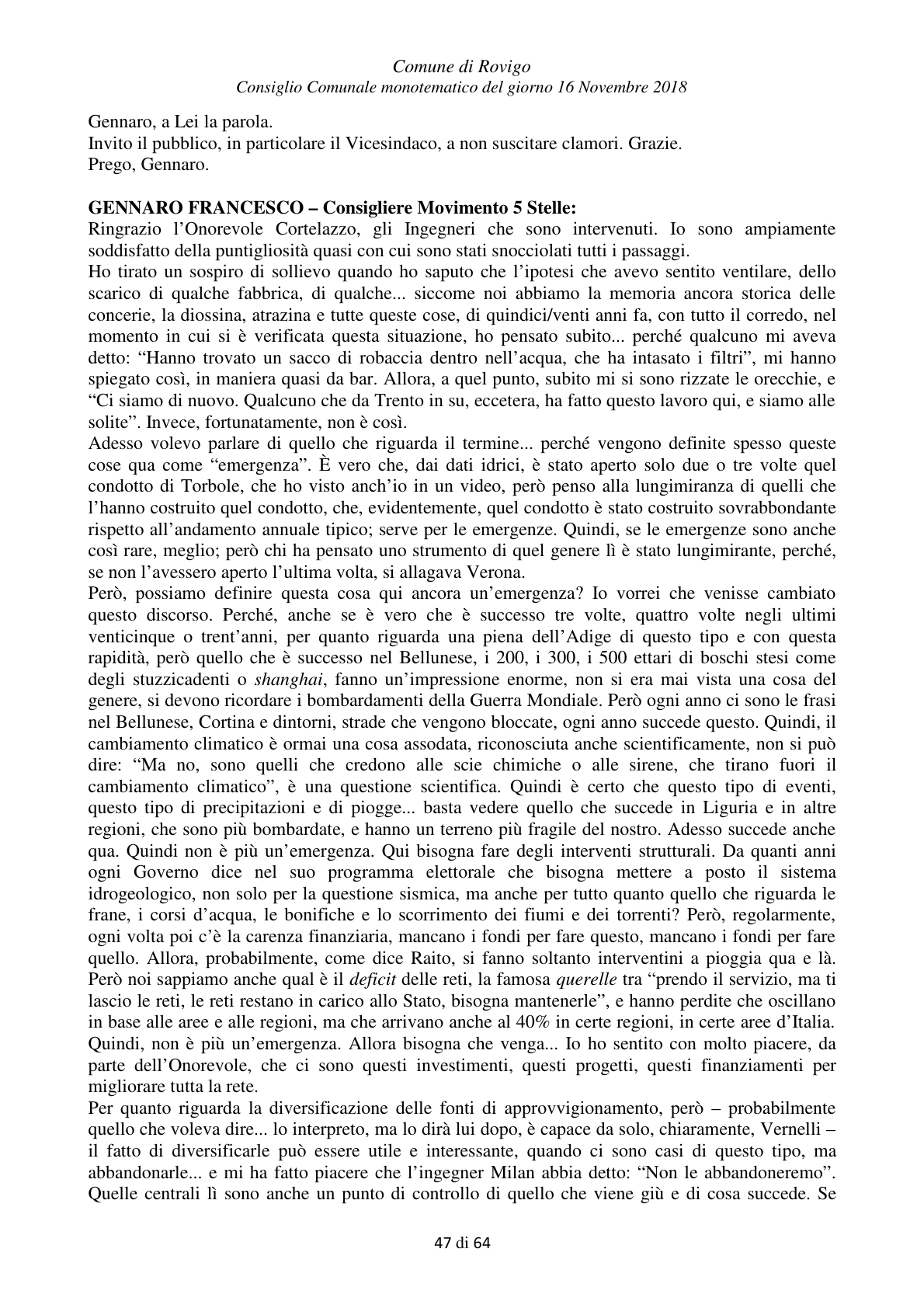 Pagina 47 del verbale