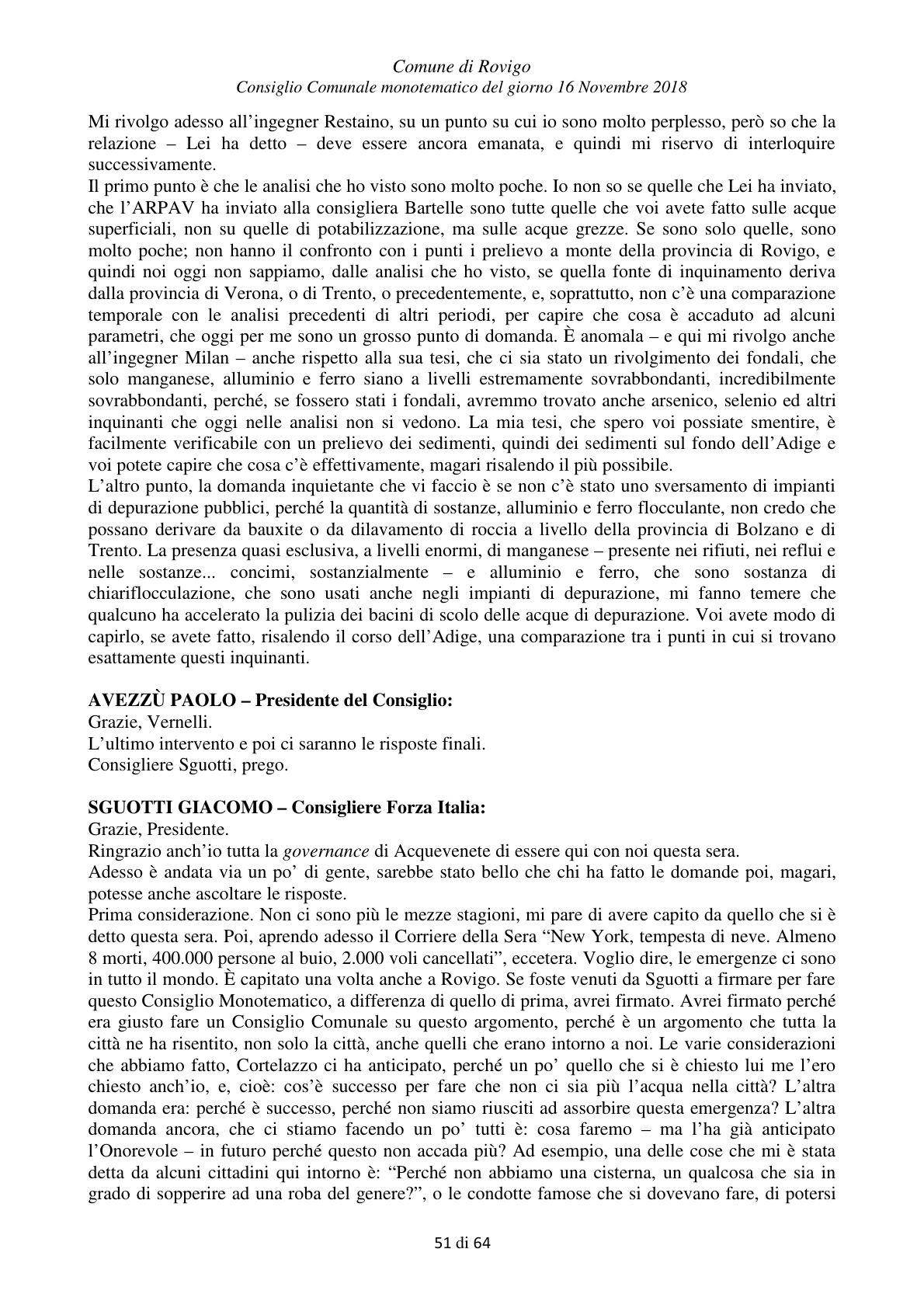 Pagina 51 del verbale