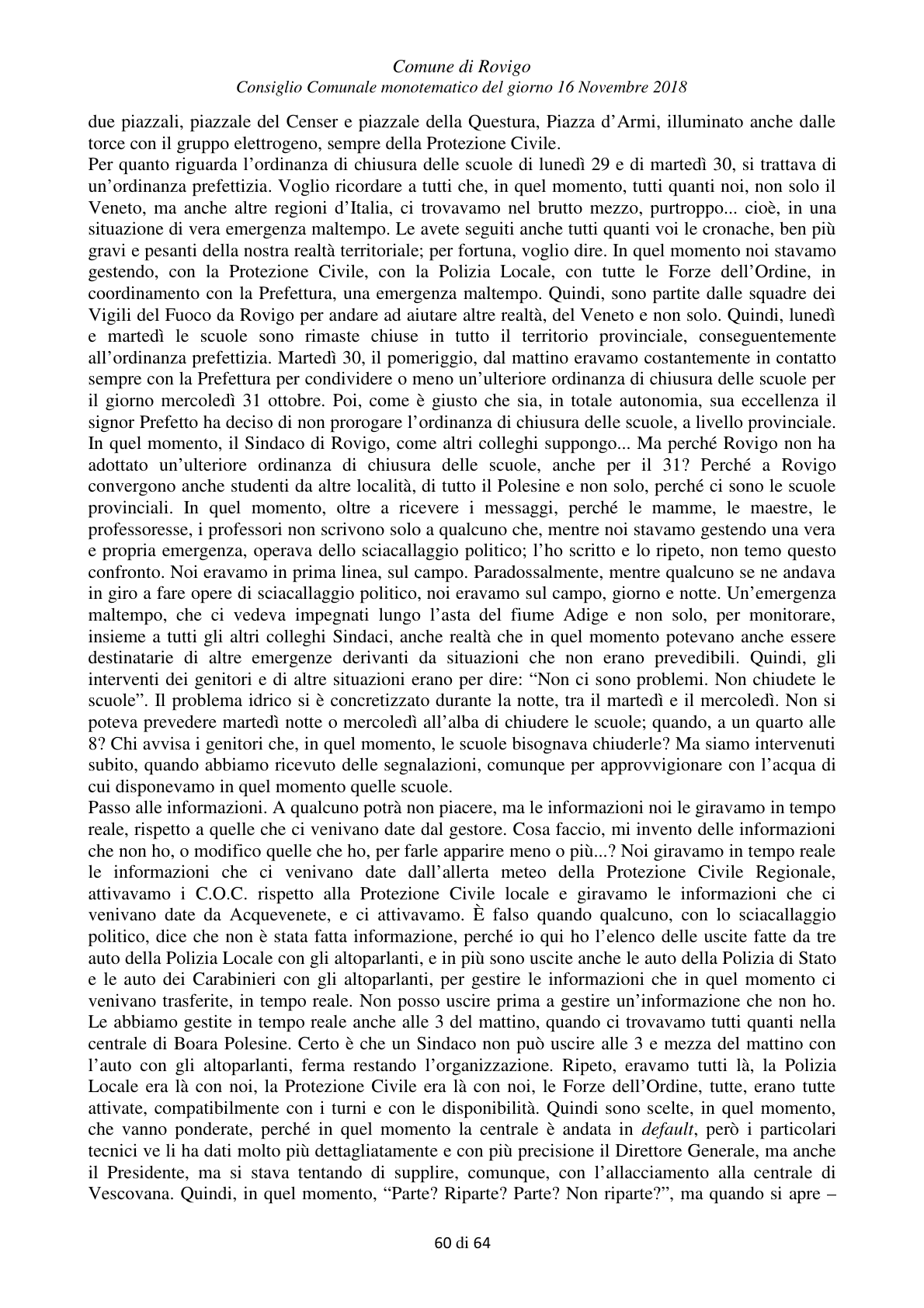 Pagina 60 del verbale