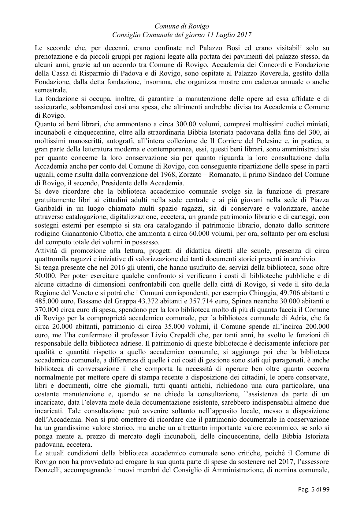 Pagina 5 del verbale