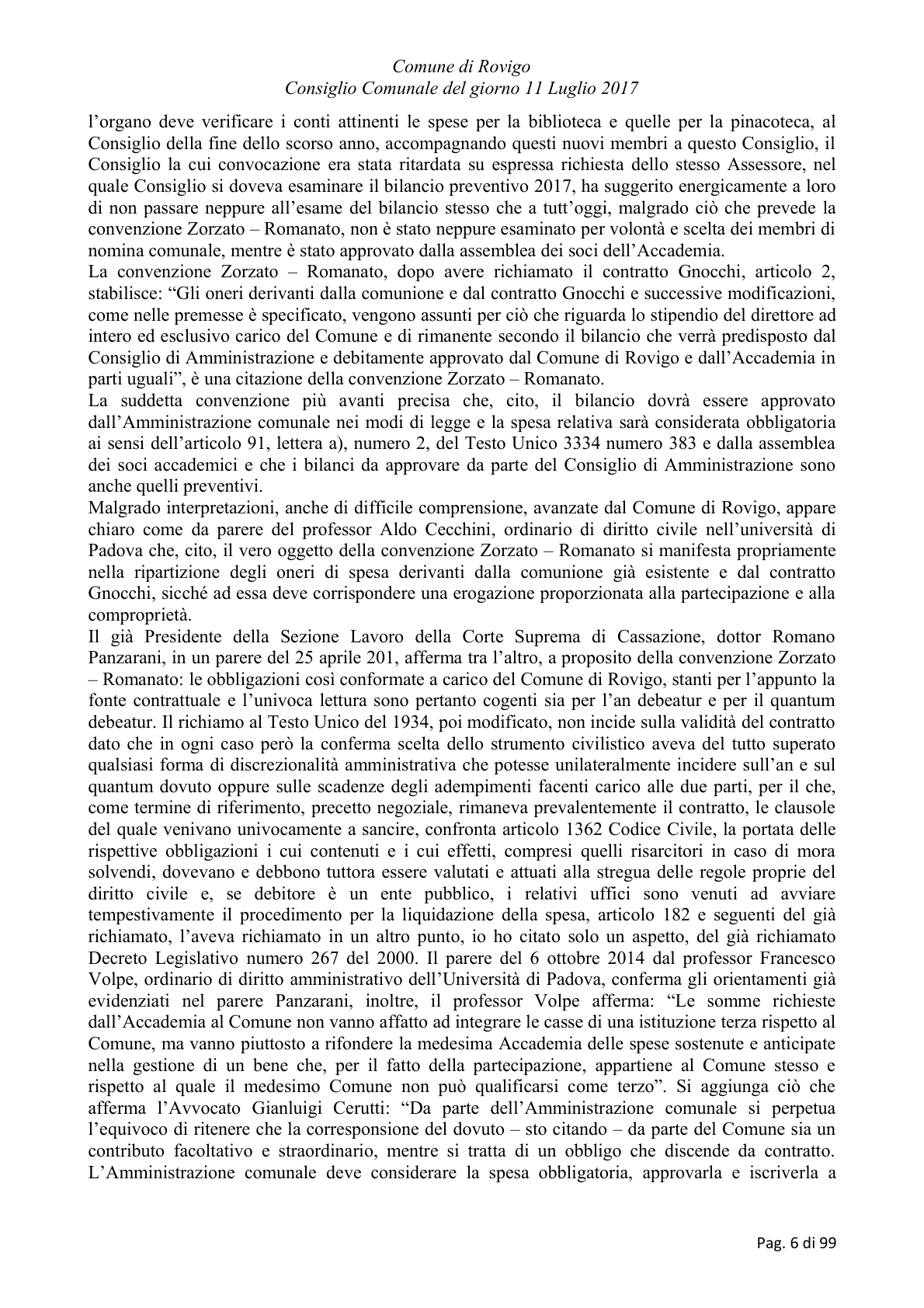 Pagina 6 del verbale