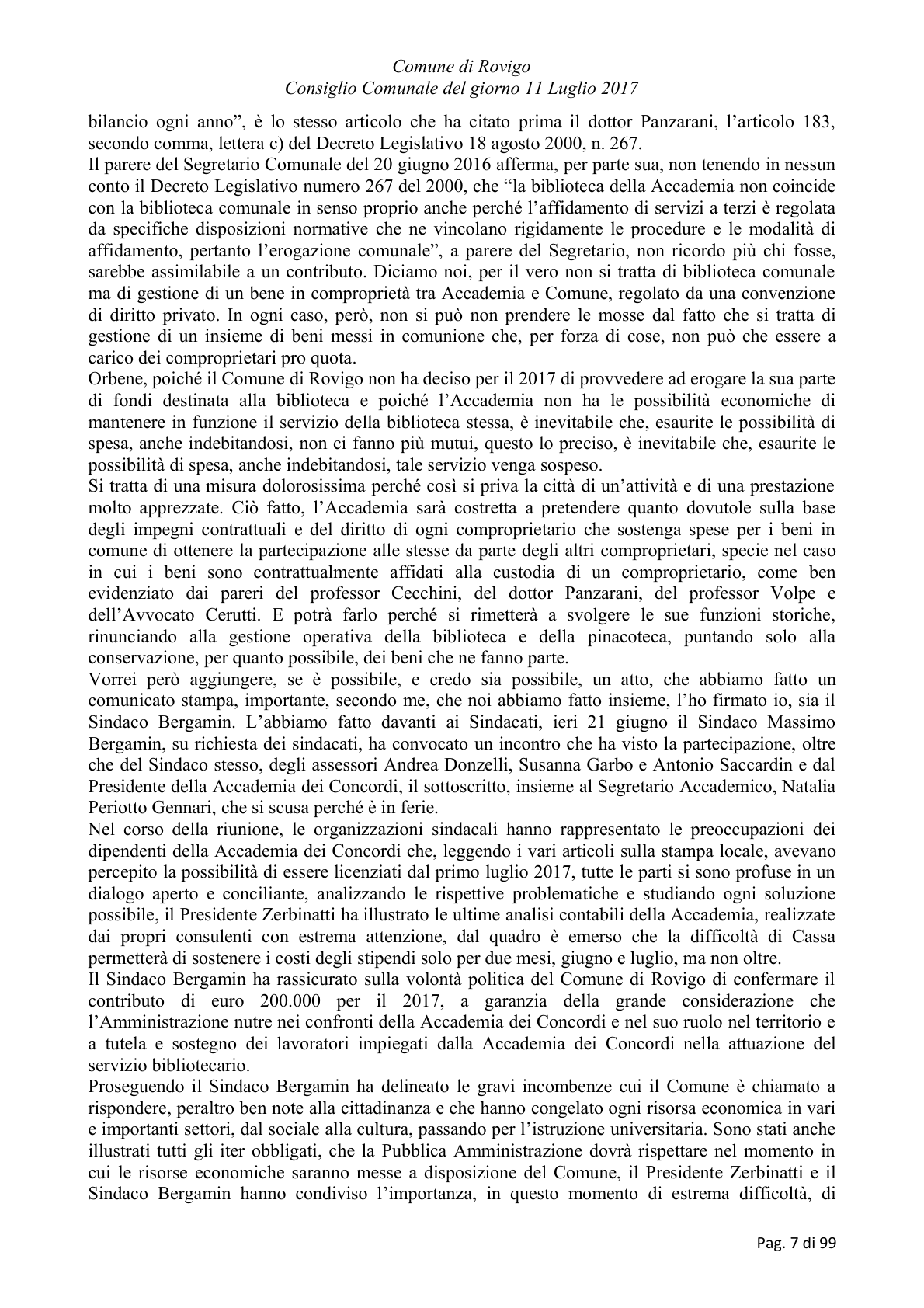 Pagina 7 del verbale