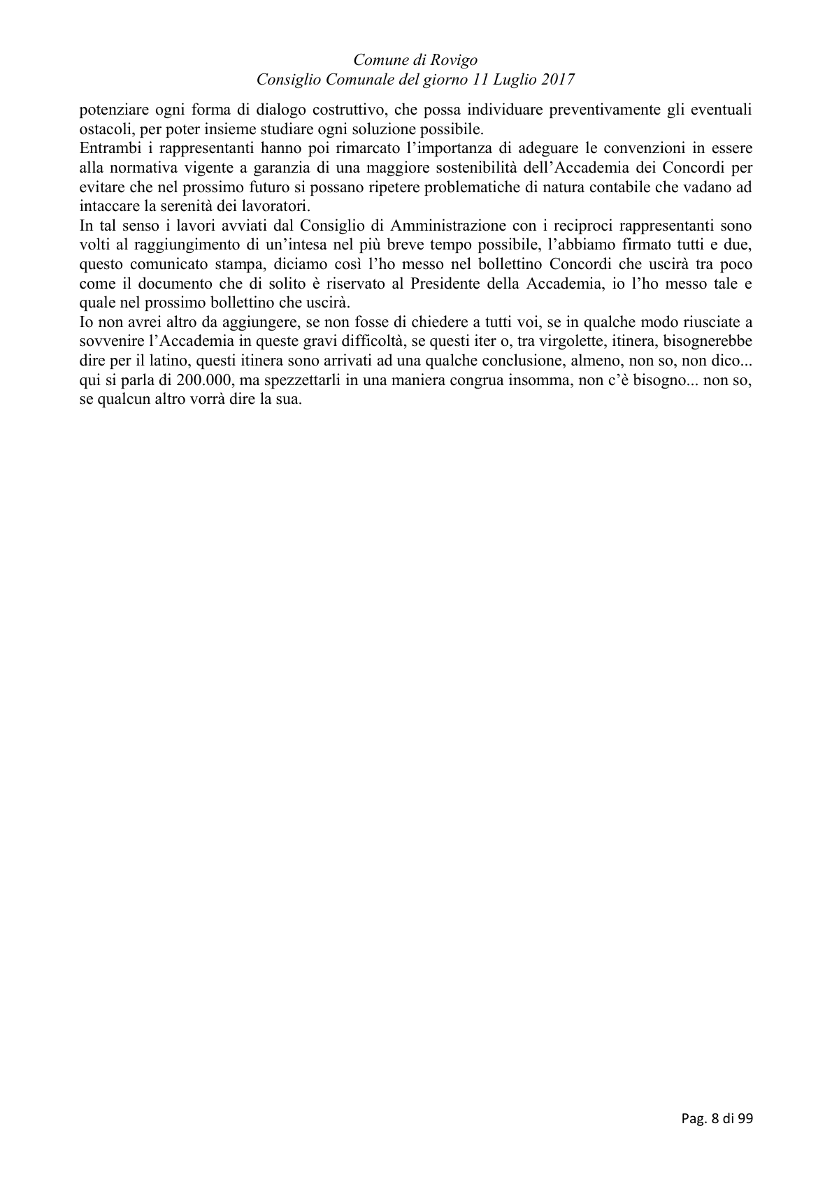 Pagina 8 del verbale