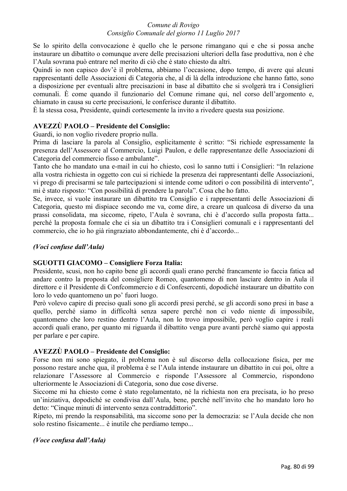 Pagina 80 del verbale