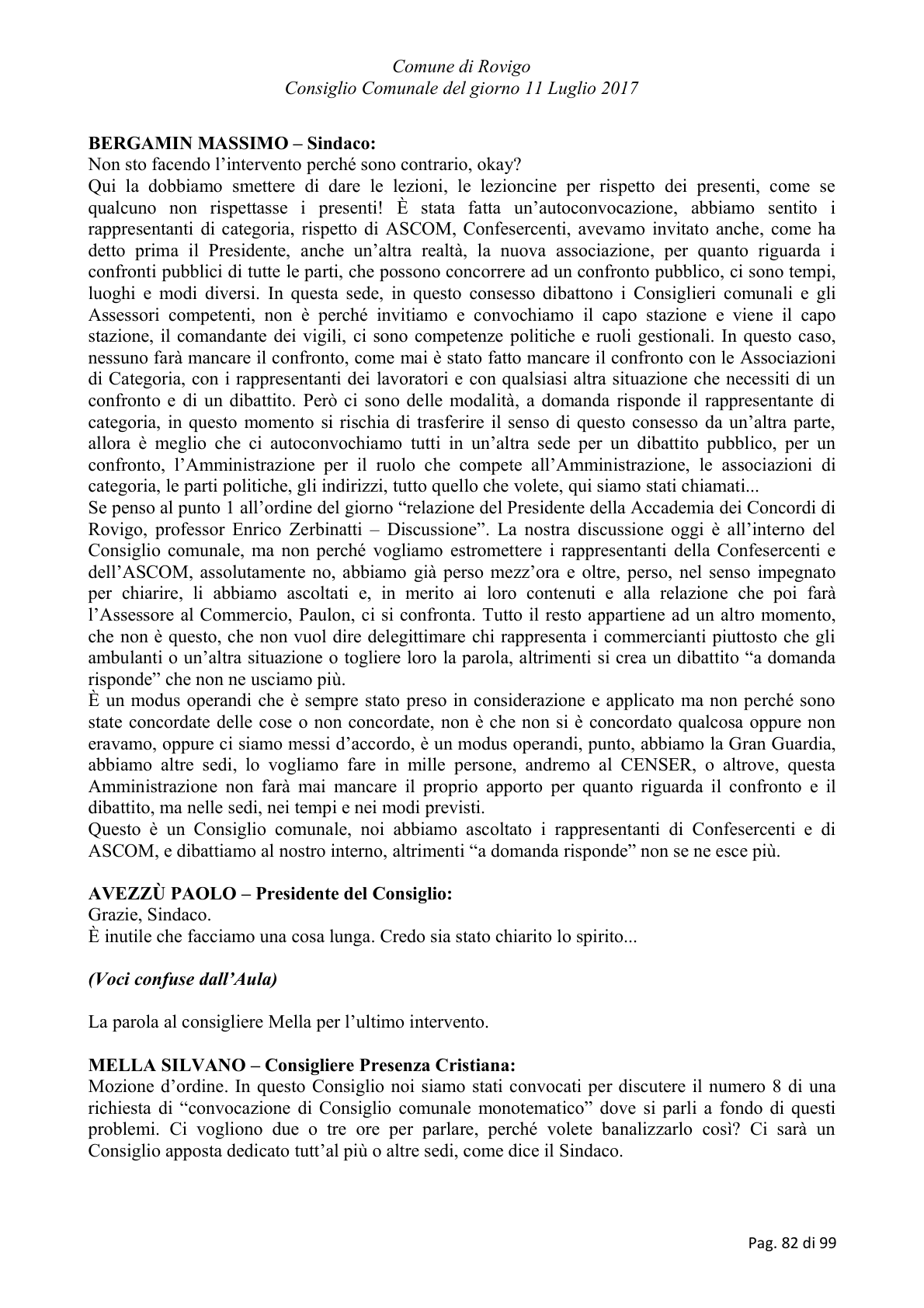 Pagina 82 del verbale