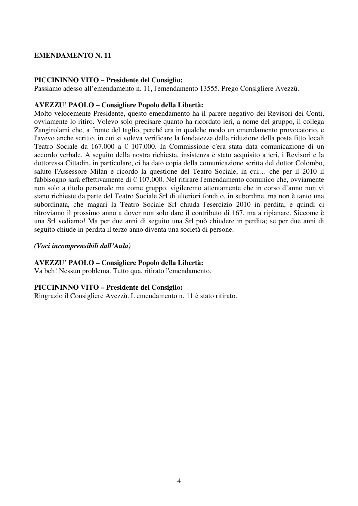 Pagina 4 del verbale