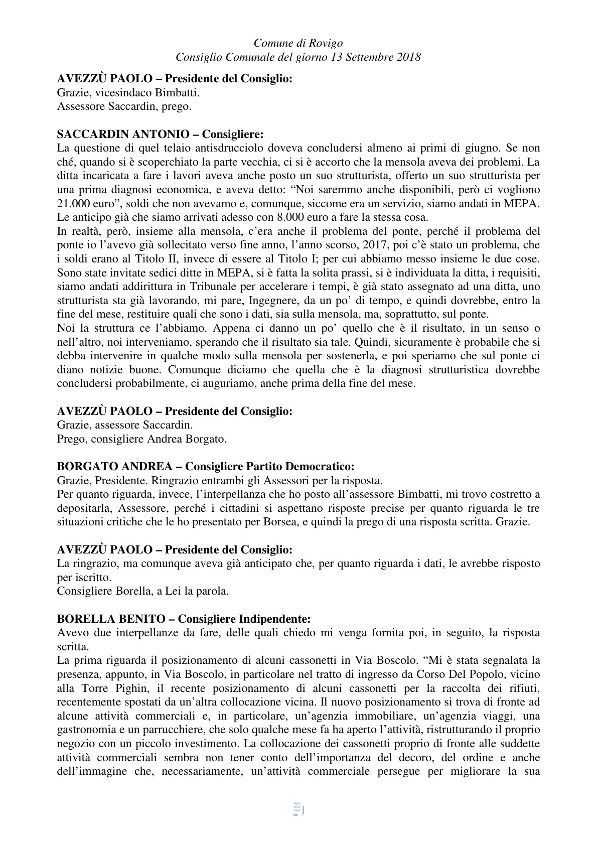 Pagina 11 del verbale
