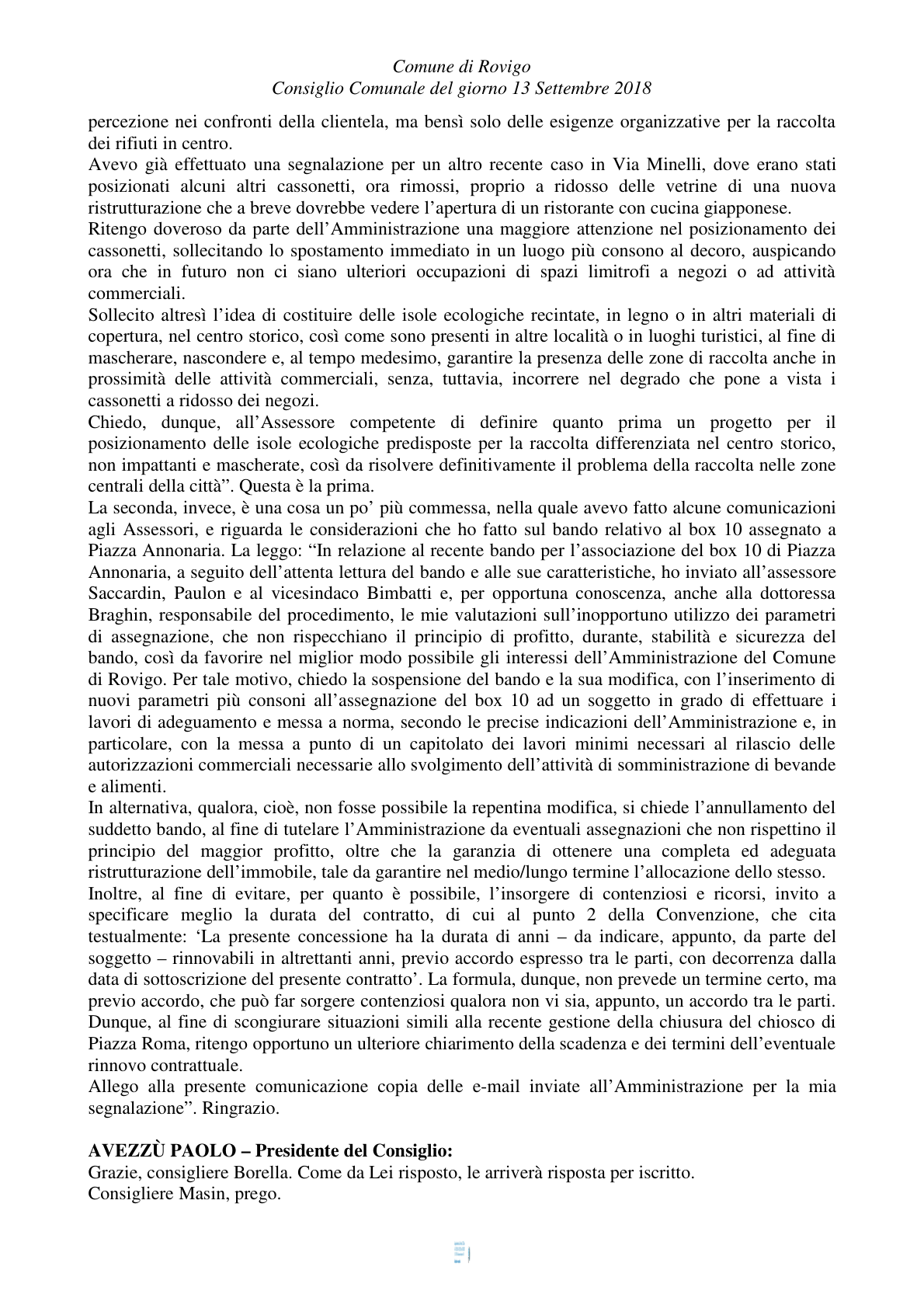 Pagina 12 del verbale