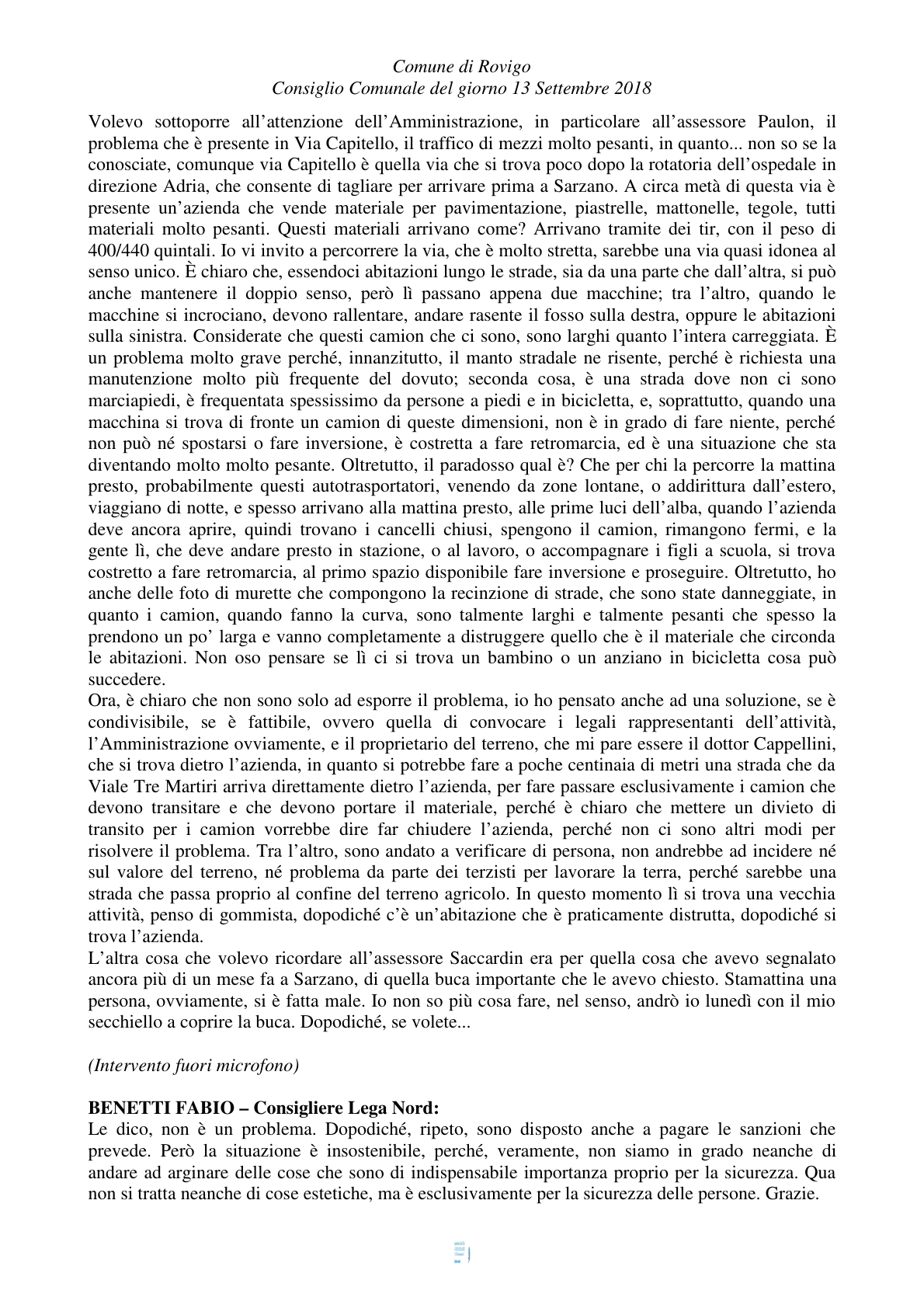 Pagina 17 del verbale