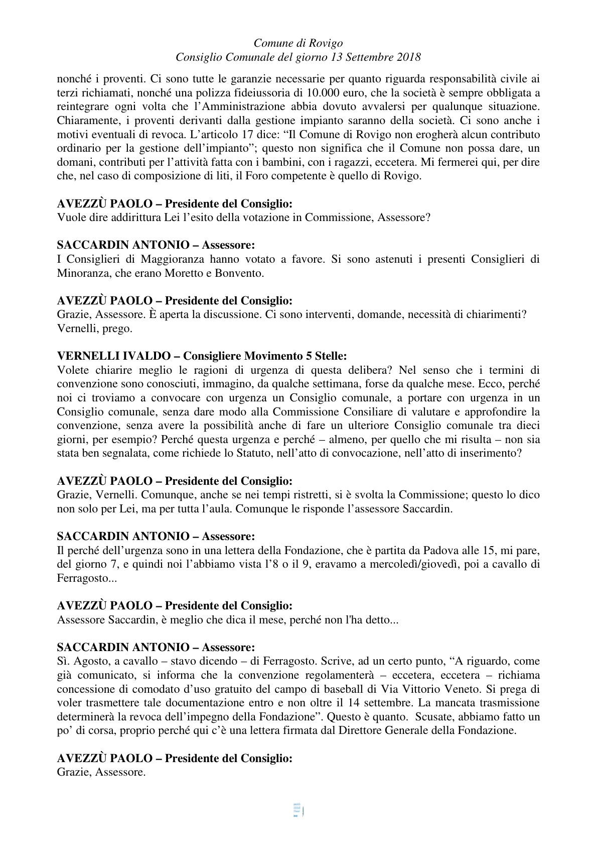 Pagina 24 del verbale