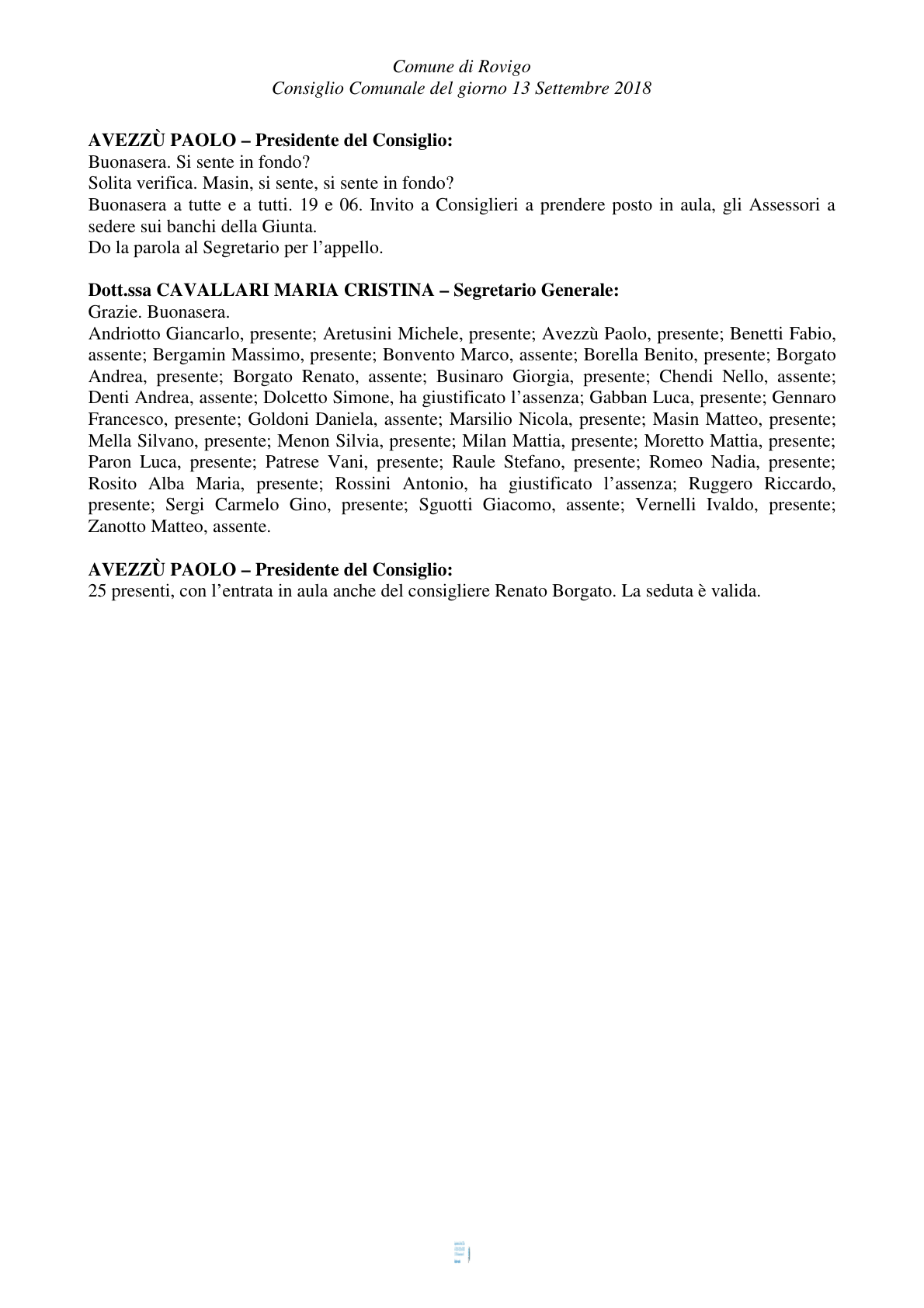 Pagina 3 del verbale