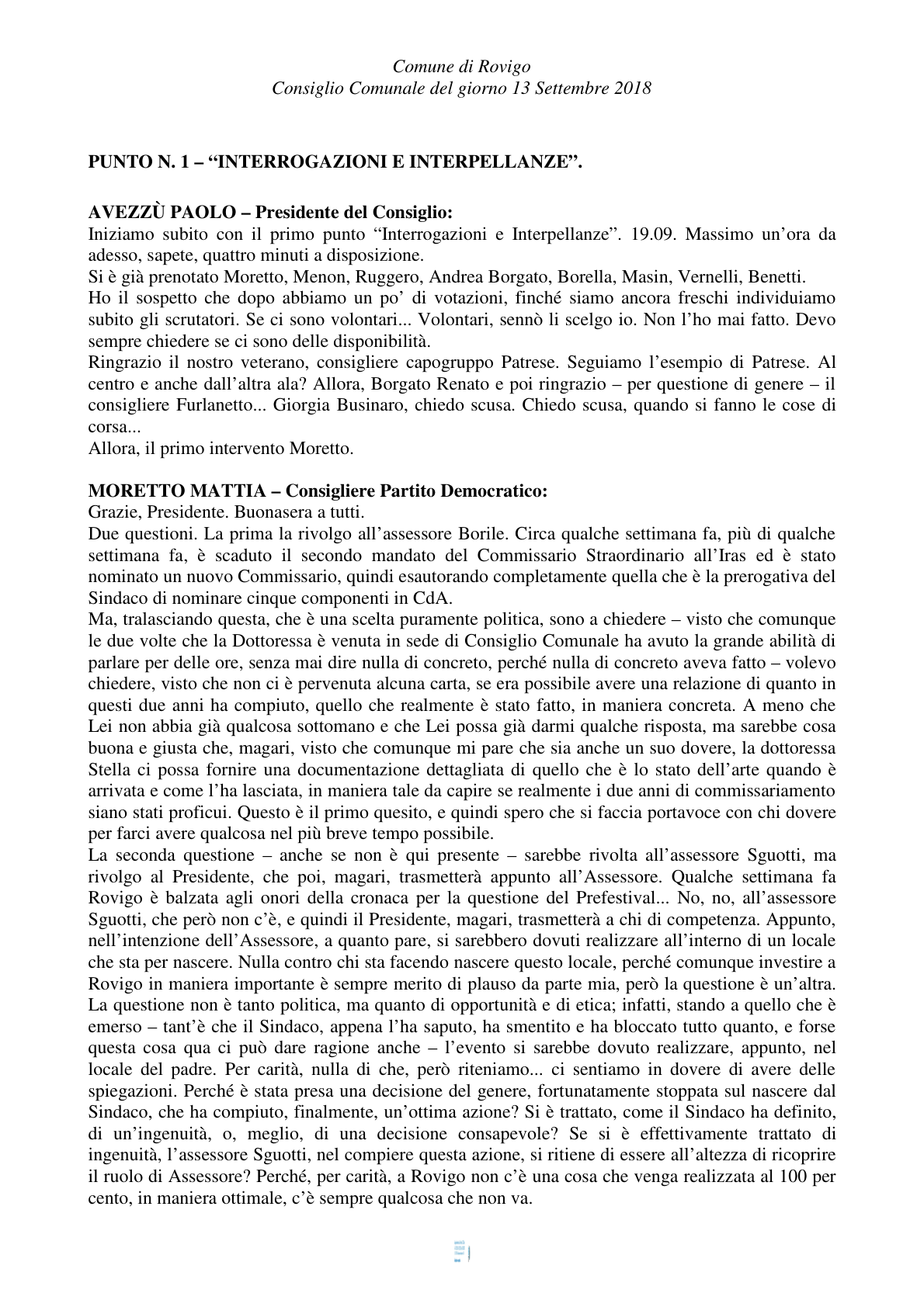 Pagina 4 del verbale