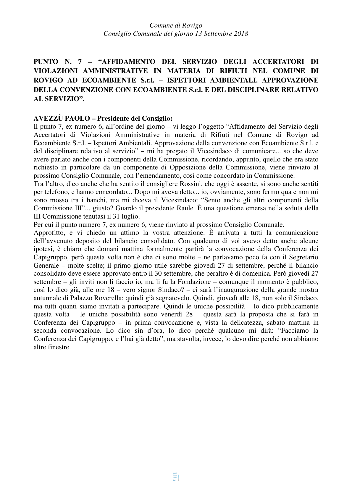 Pagina 46 del verbale