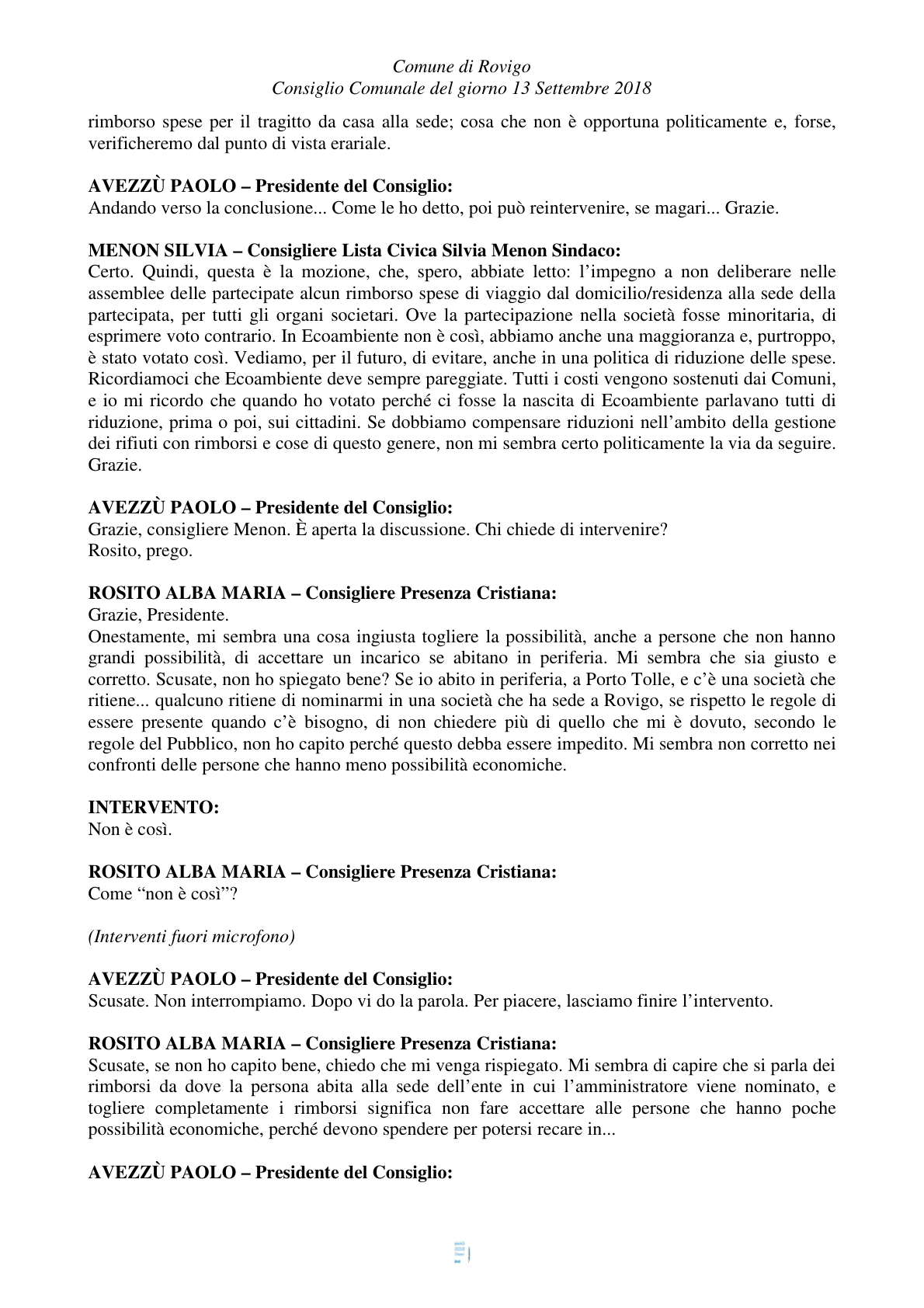 Pagina 52 del verbale