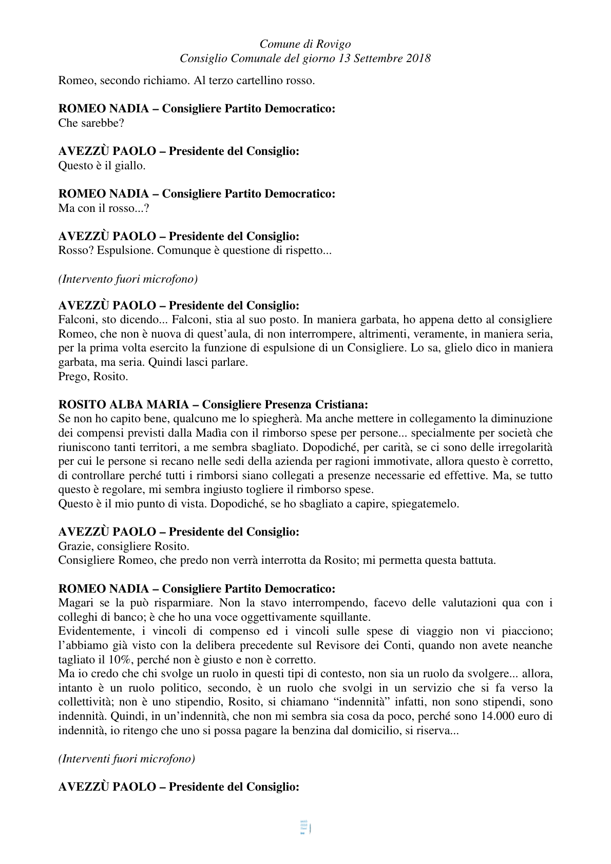 Pagina 53 del verbale