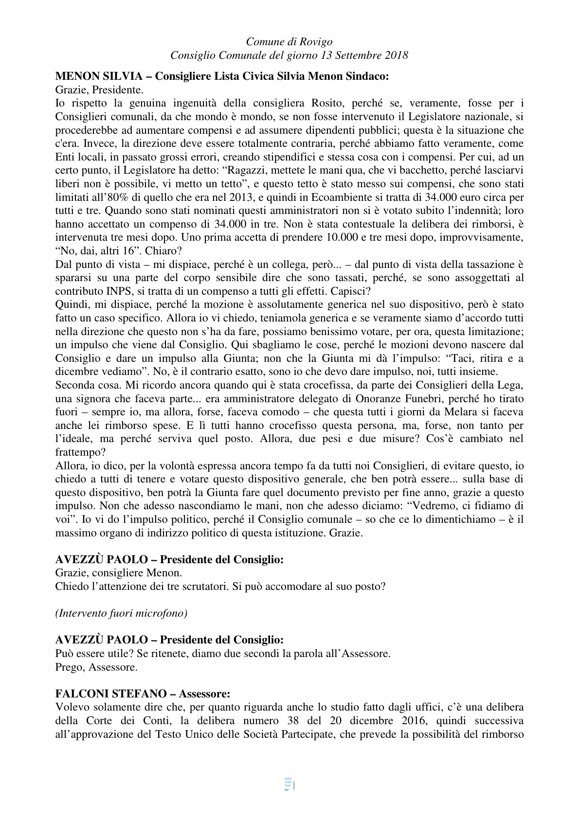 Pagina 59 del verbale