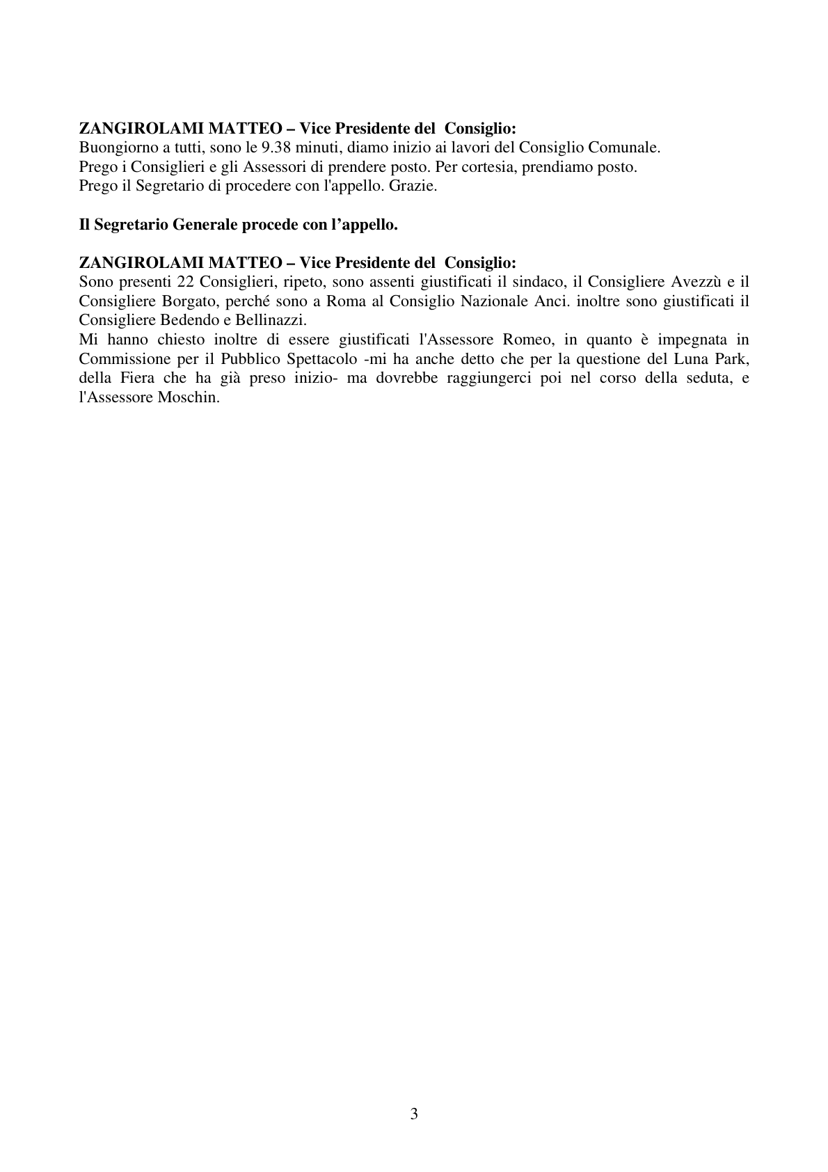 Pagina 3 del verbale