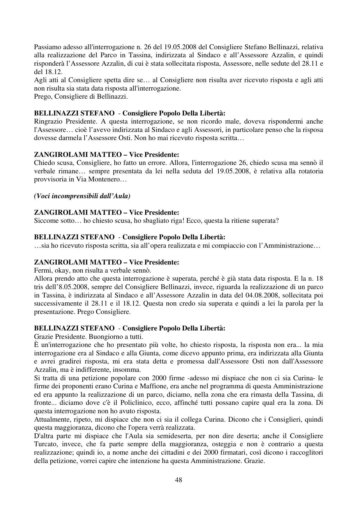 Pagina 48 del verbale
