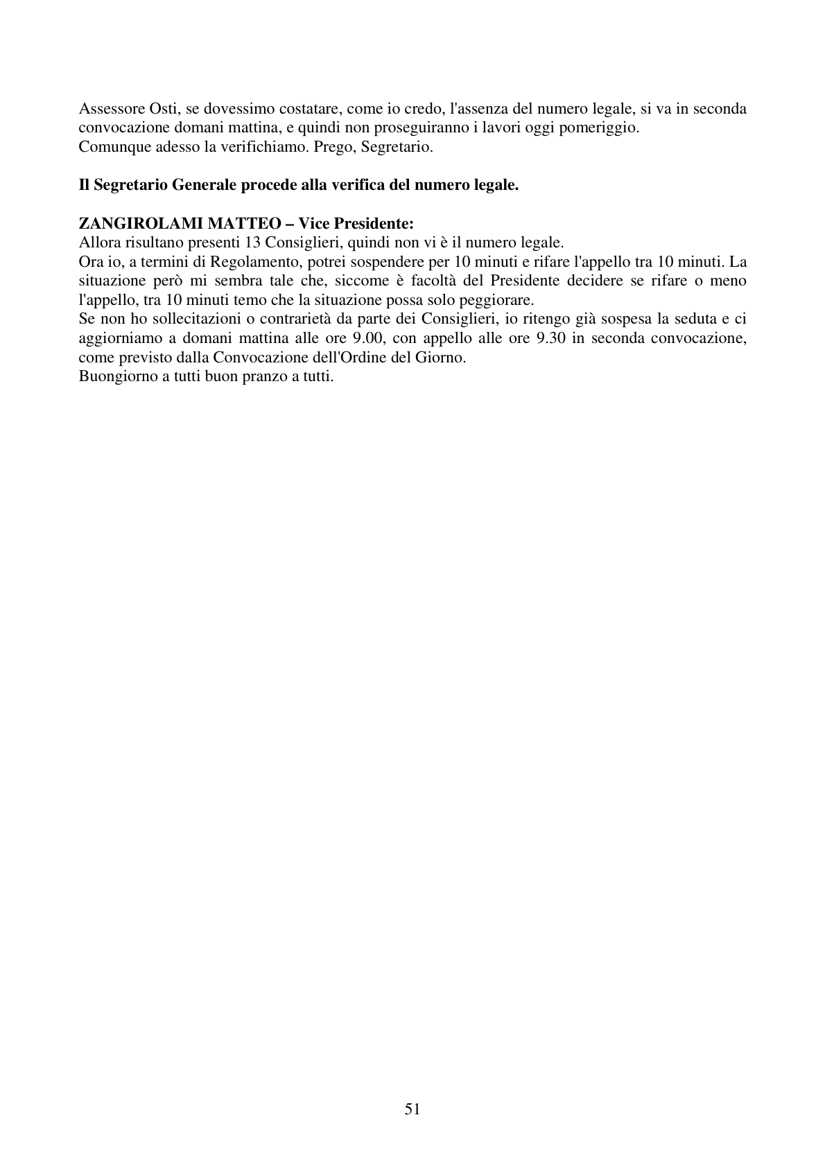 Pagina 51 del verbale