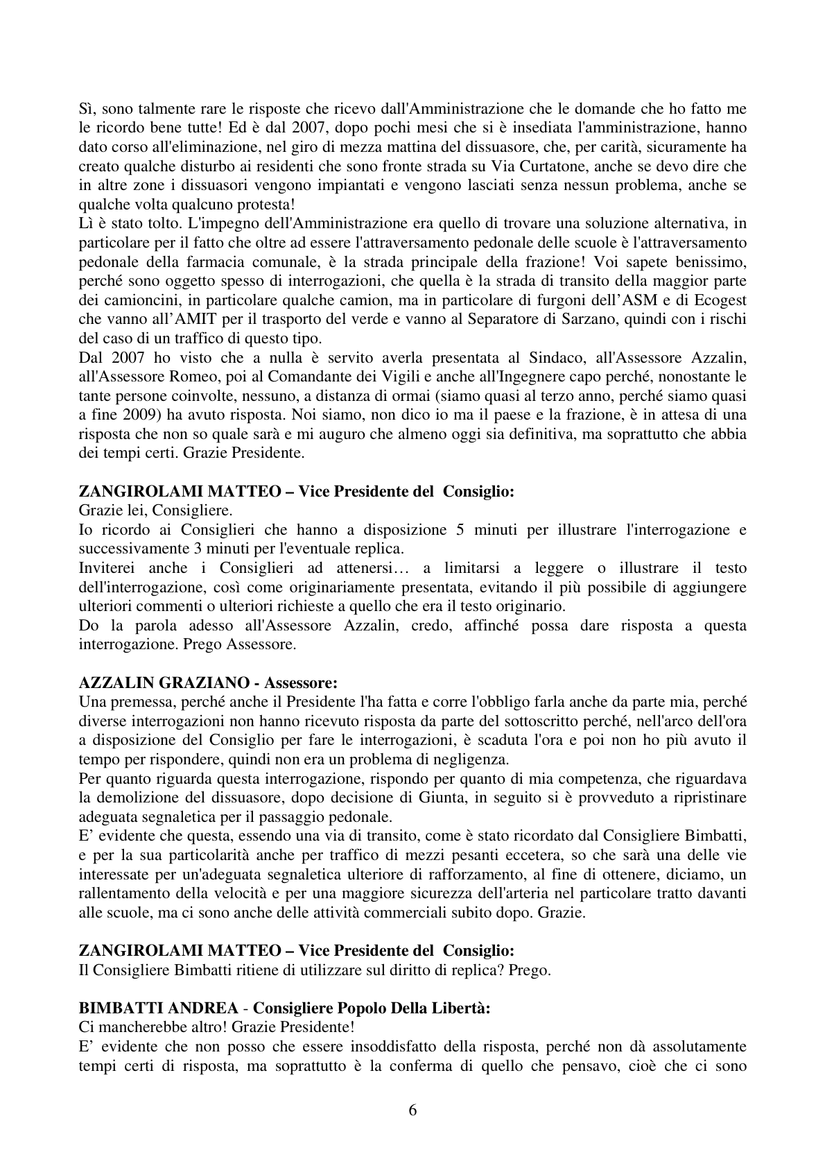 Pagina 6 del verbale