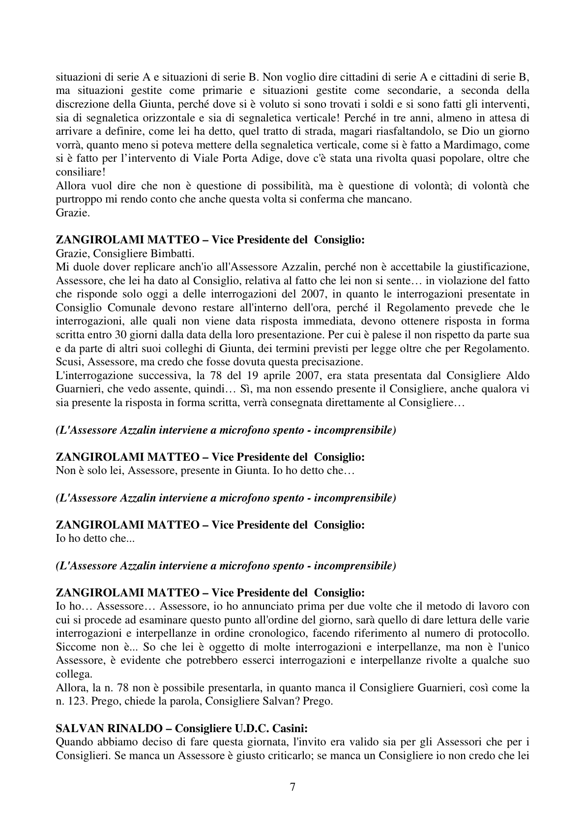 Pagina 7 del verbale