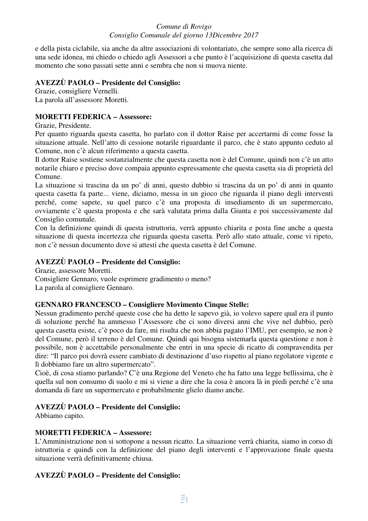 Pagina 14 del verbale