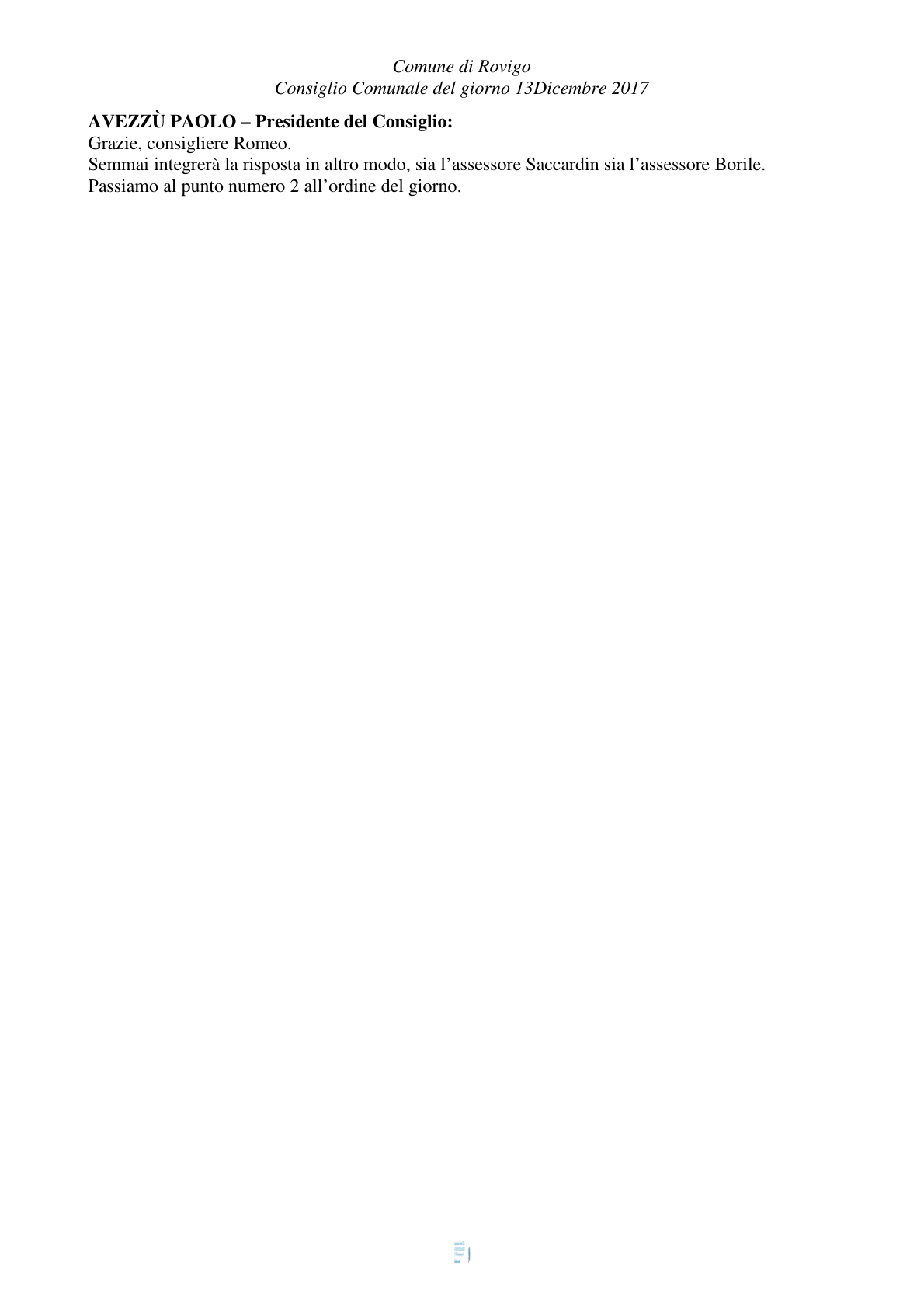 Pagina 20 del verbale