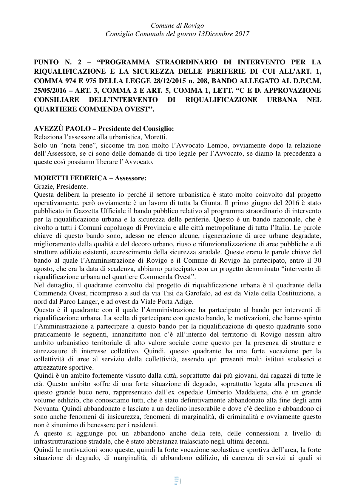 Pagina 21 del verbale
